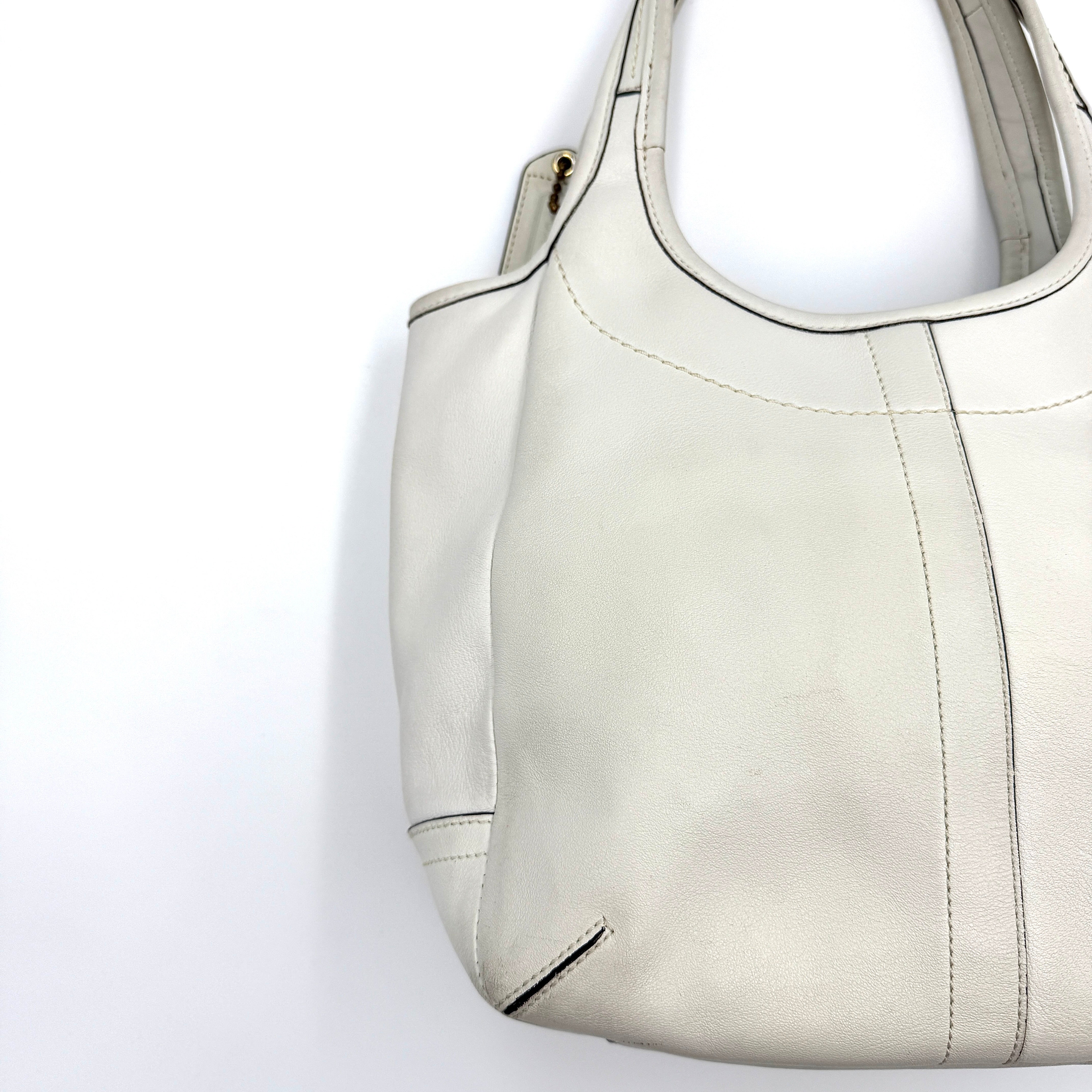 Coach Legacy Ergo Hobo Shoulder Bag White