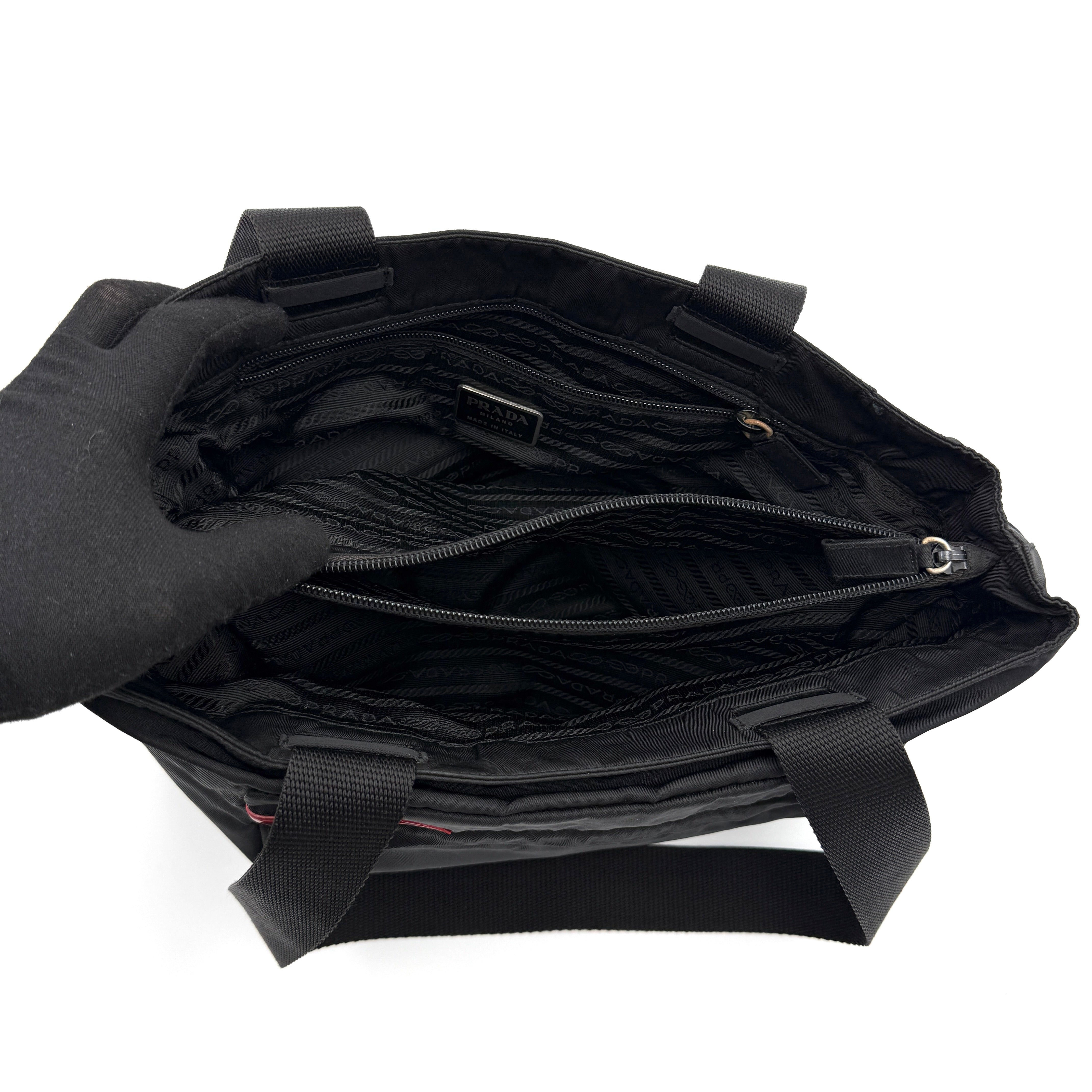 Prada Sport Tessuto Nylon Tote Bag Black