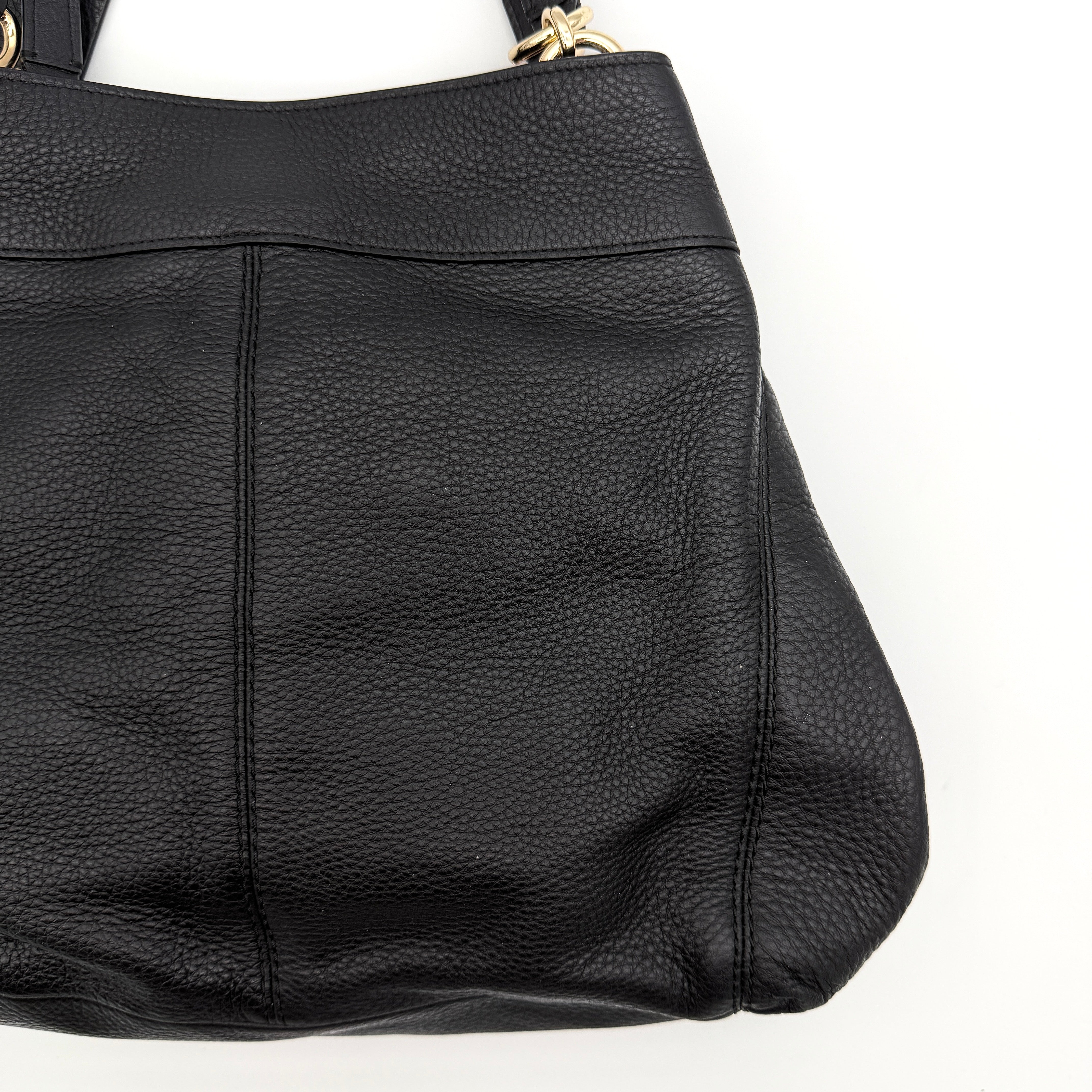 Coach Signature Lexy Shoulder Bag Black