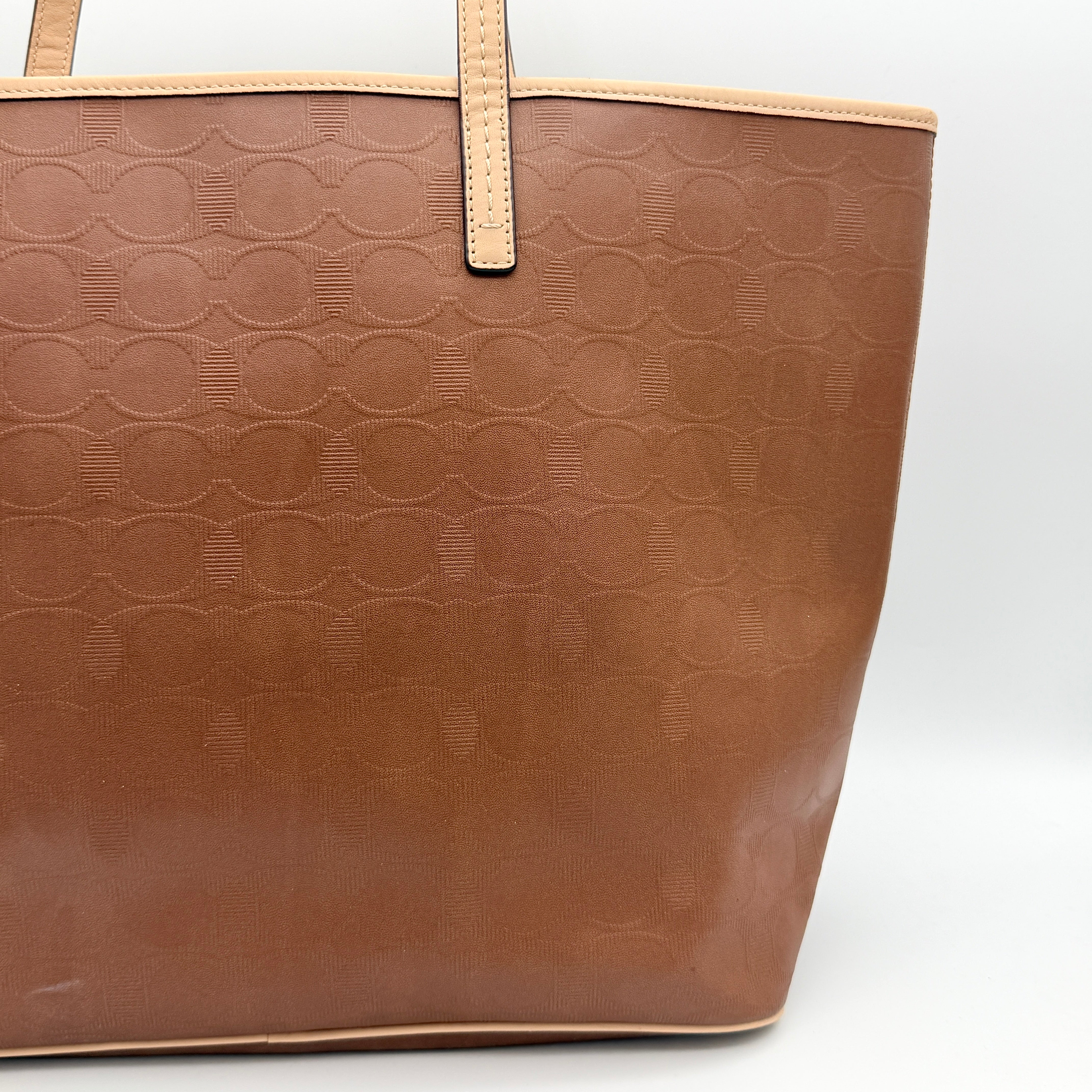 Coach Metro City Tote Bag Brown