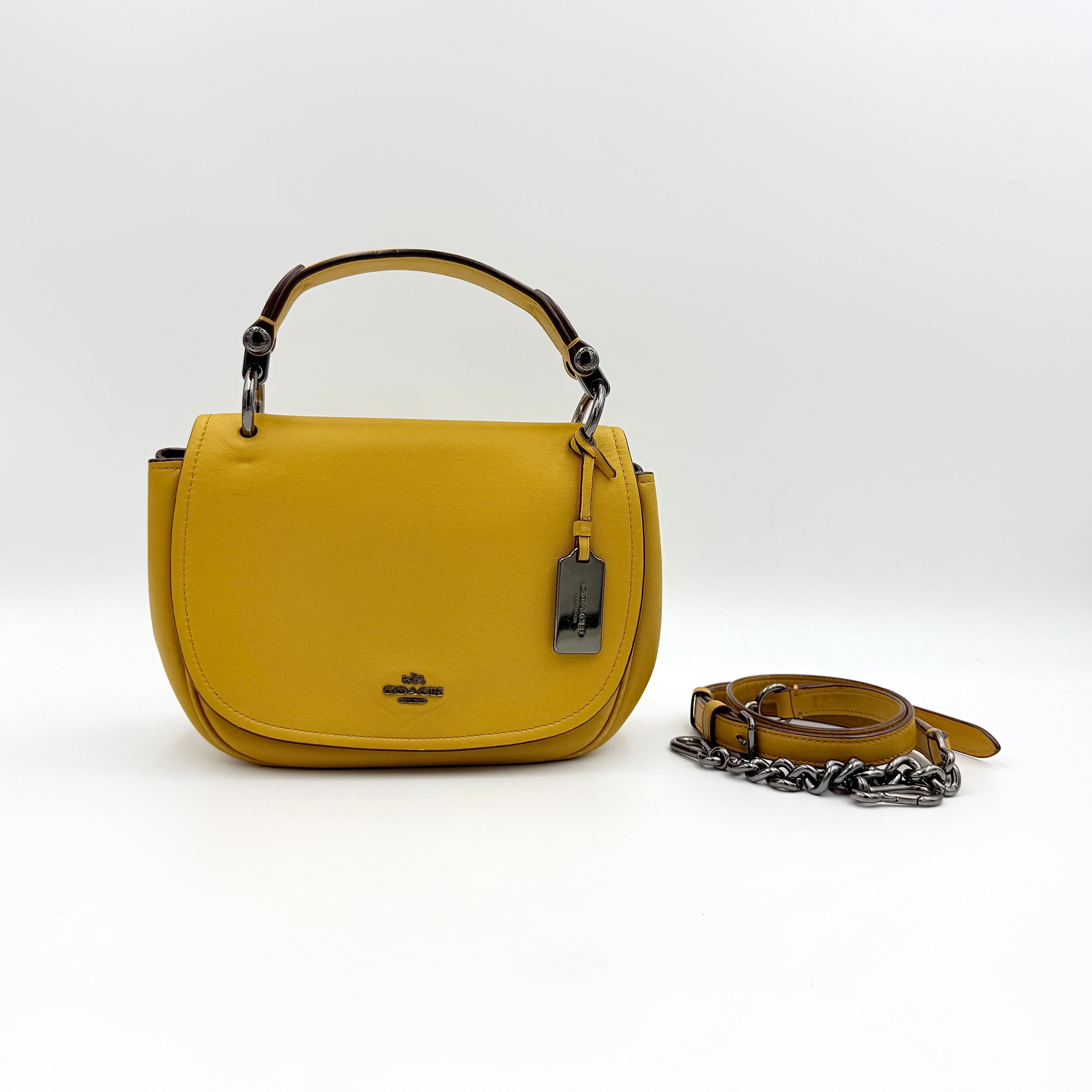 Coach 2Way Nomad Handbag Yellow
