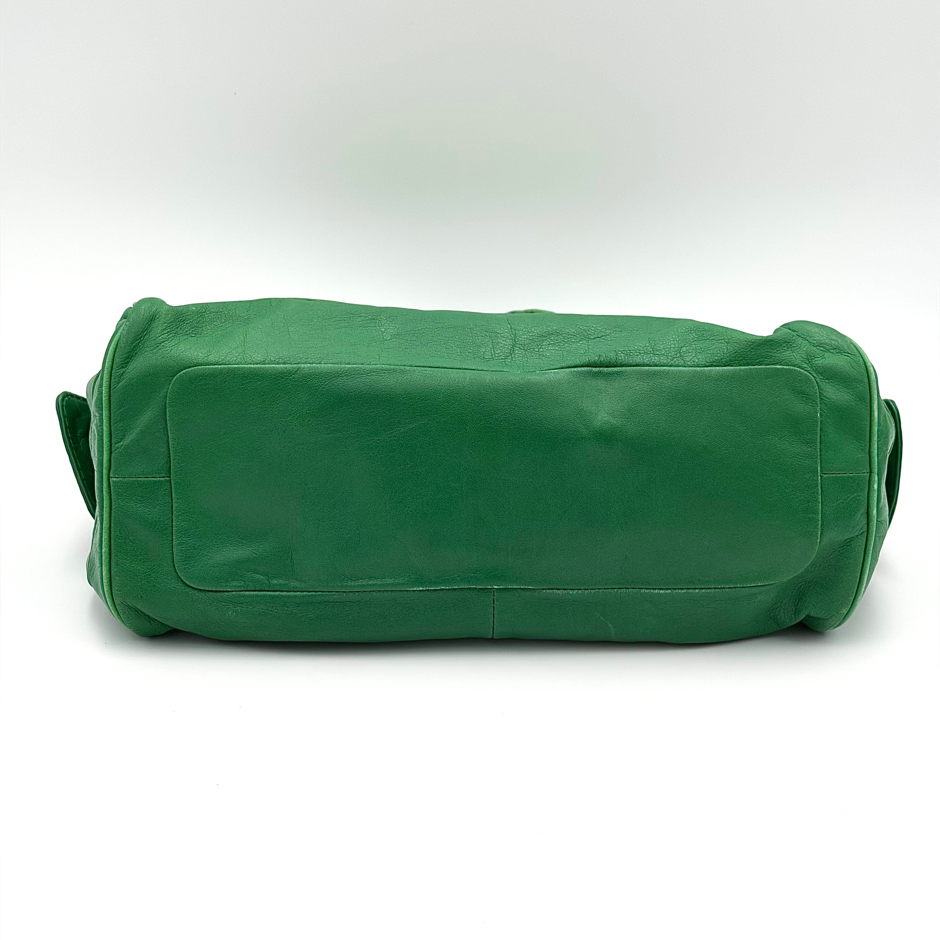 Marc Jacobs Turnlock Shoulder Bag Green