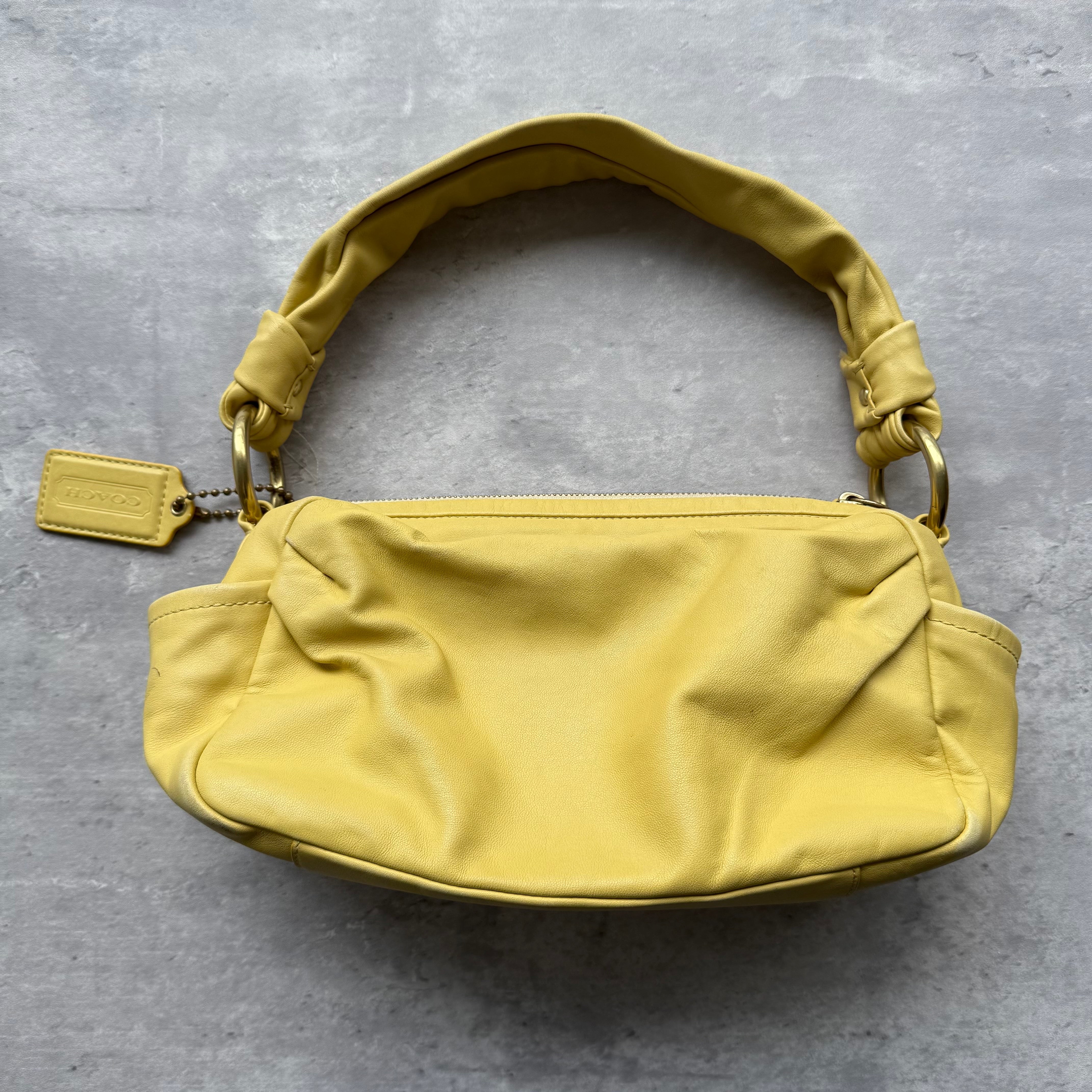 Coach Parker Hobo Shoulder Bag Yellow