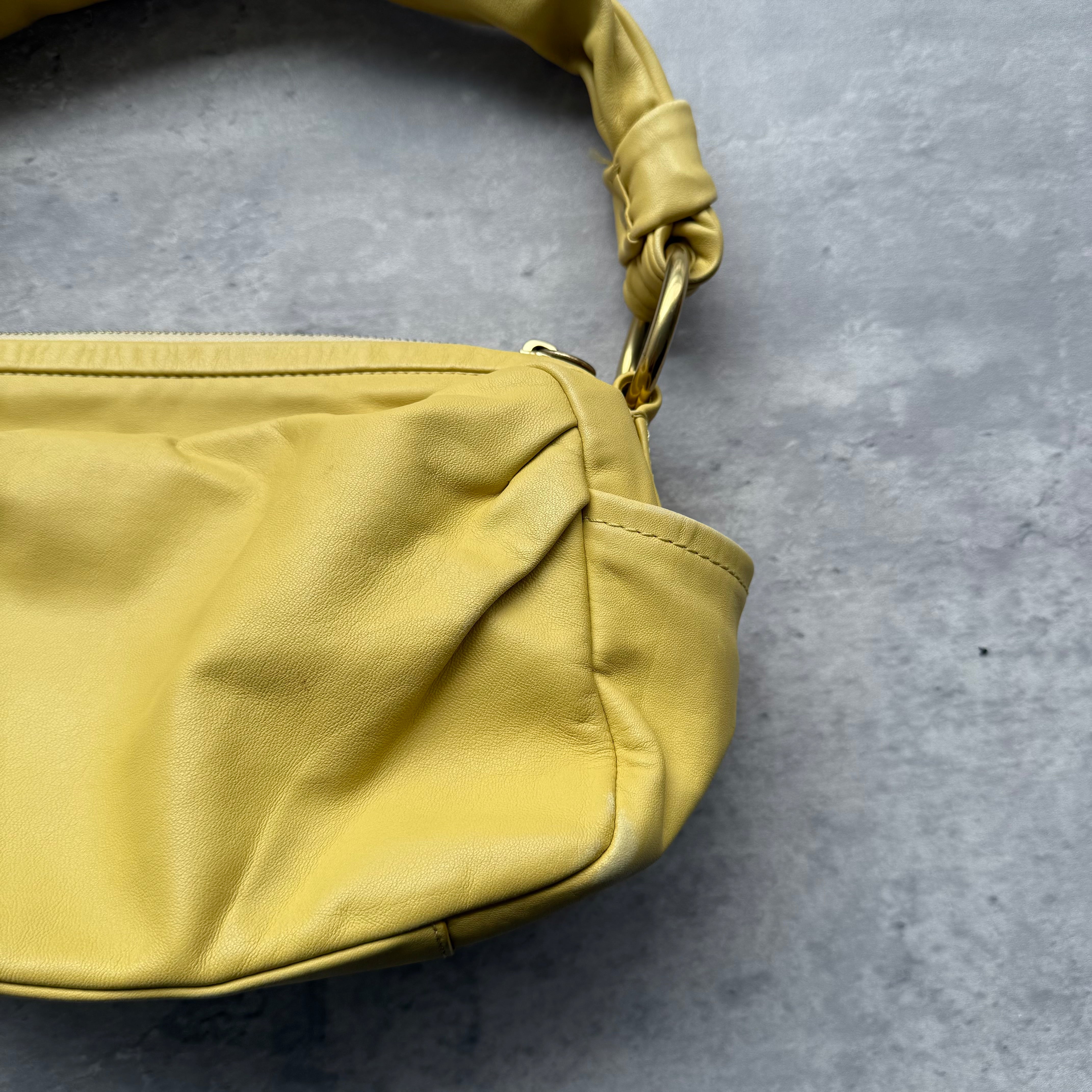Coach Parker Hobo Shoulder Bag Yellow