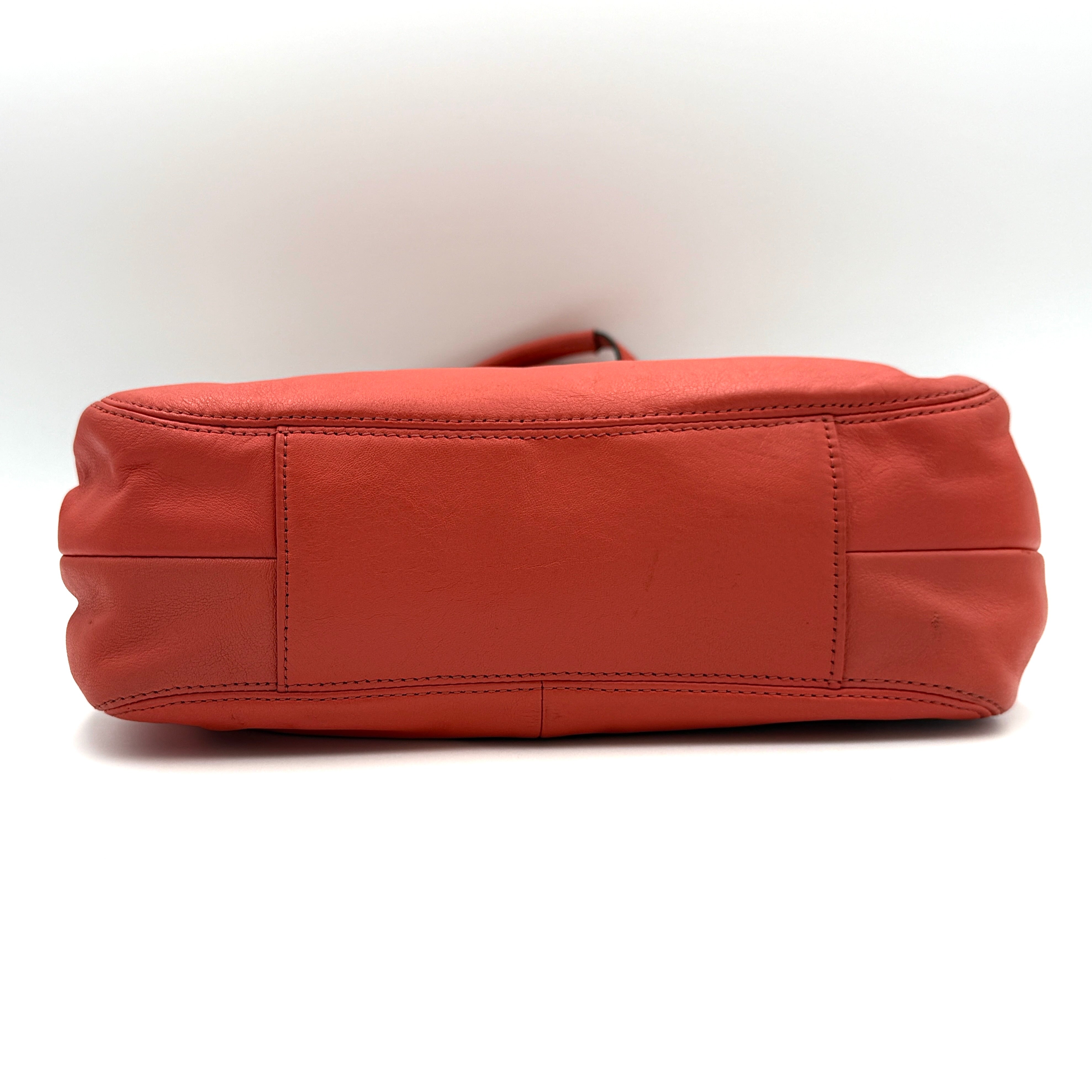 Coach Ashley Hobo Shoulder Bag Burnt Orange