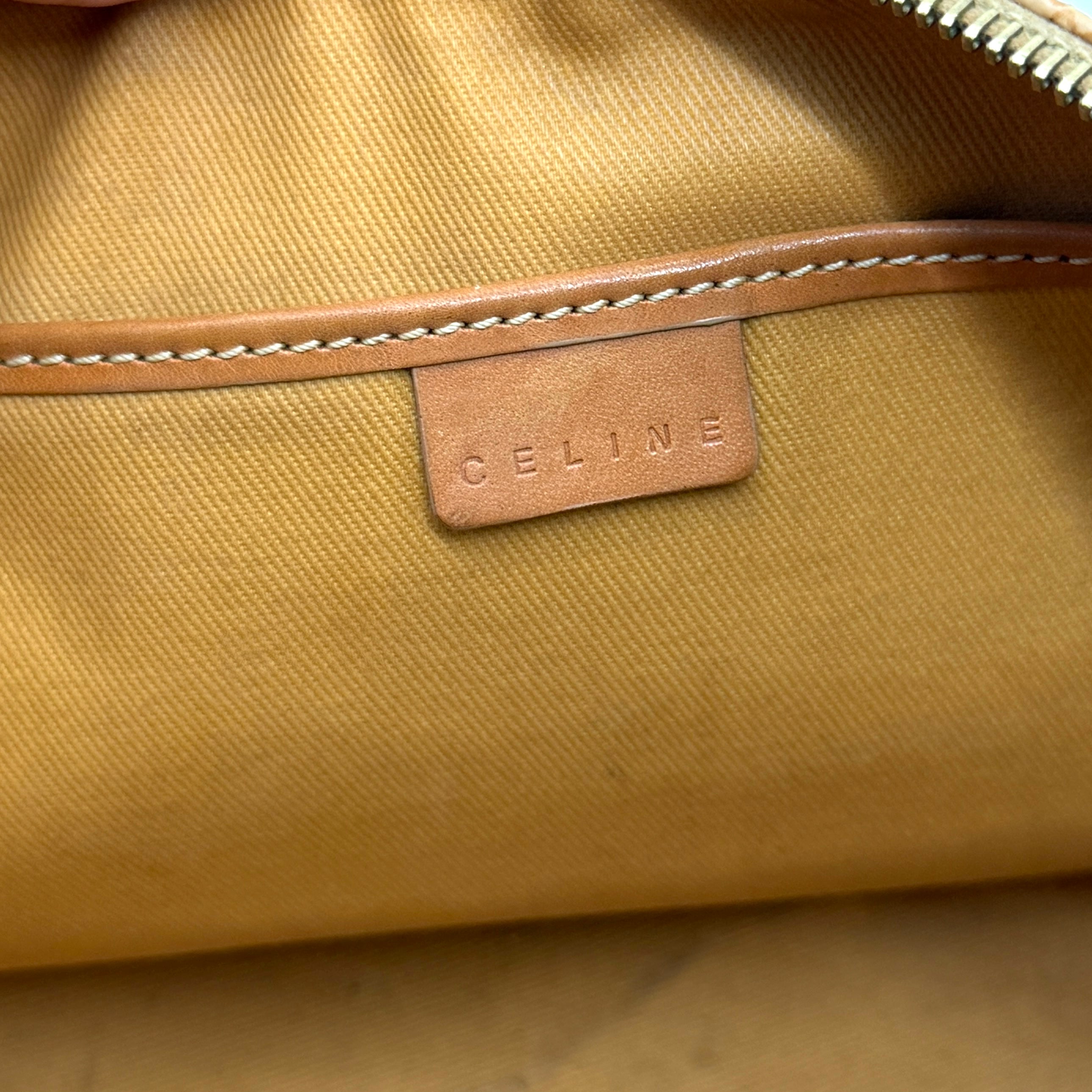 Celine Macadam Shoulder Bag Beige