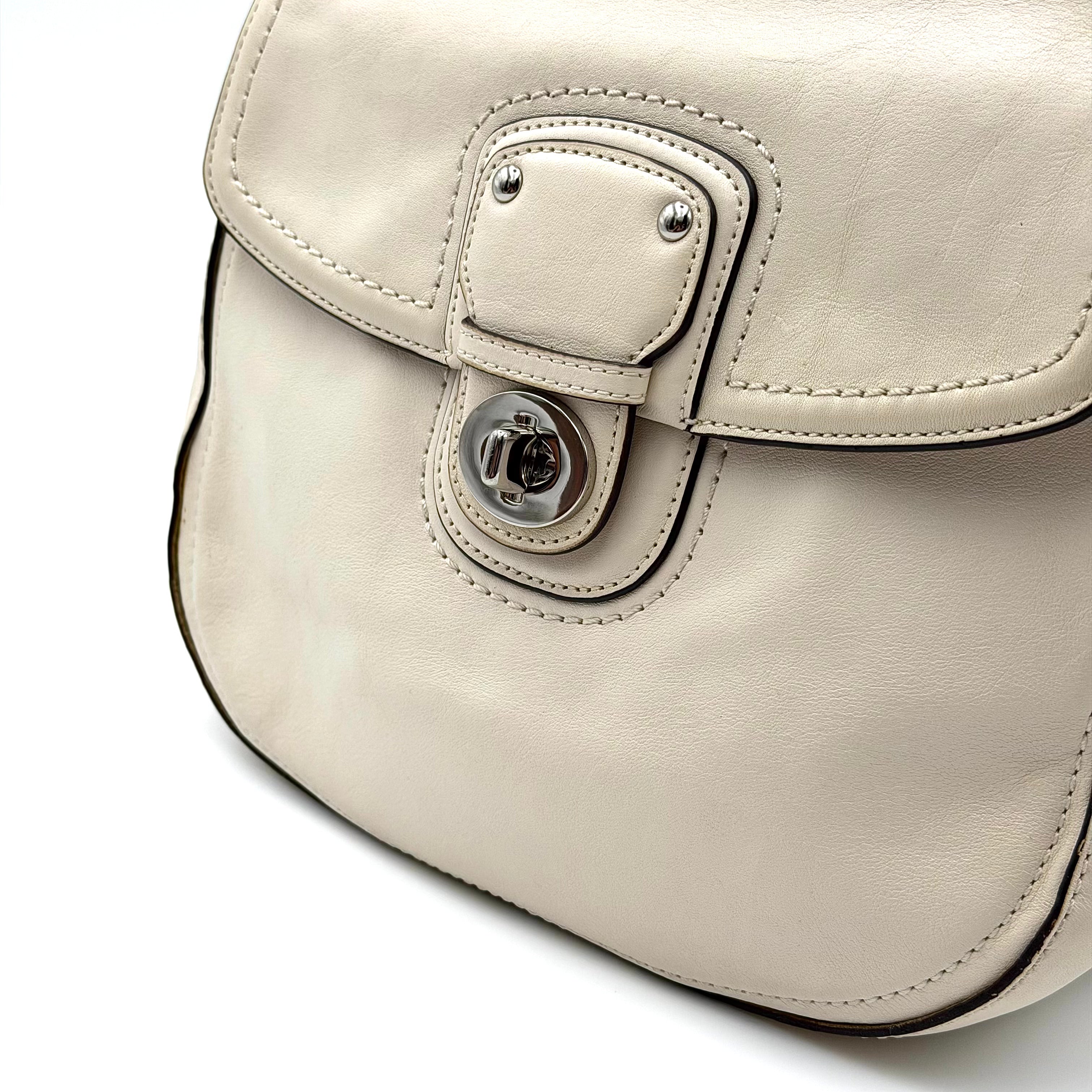 Coach 2Way Legacy Willis Shoulder Bag White