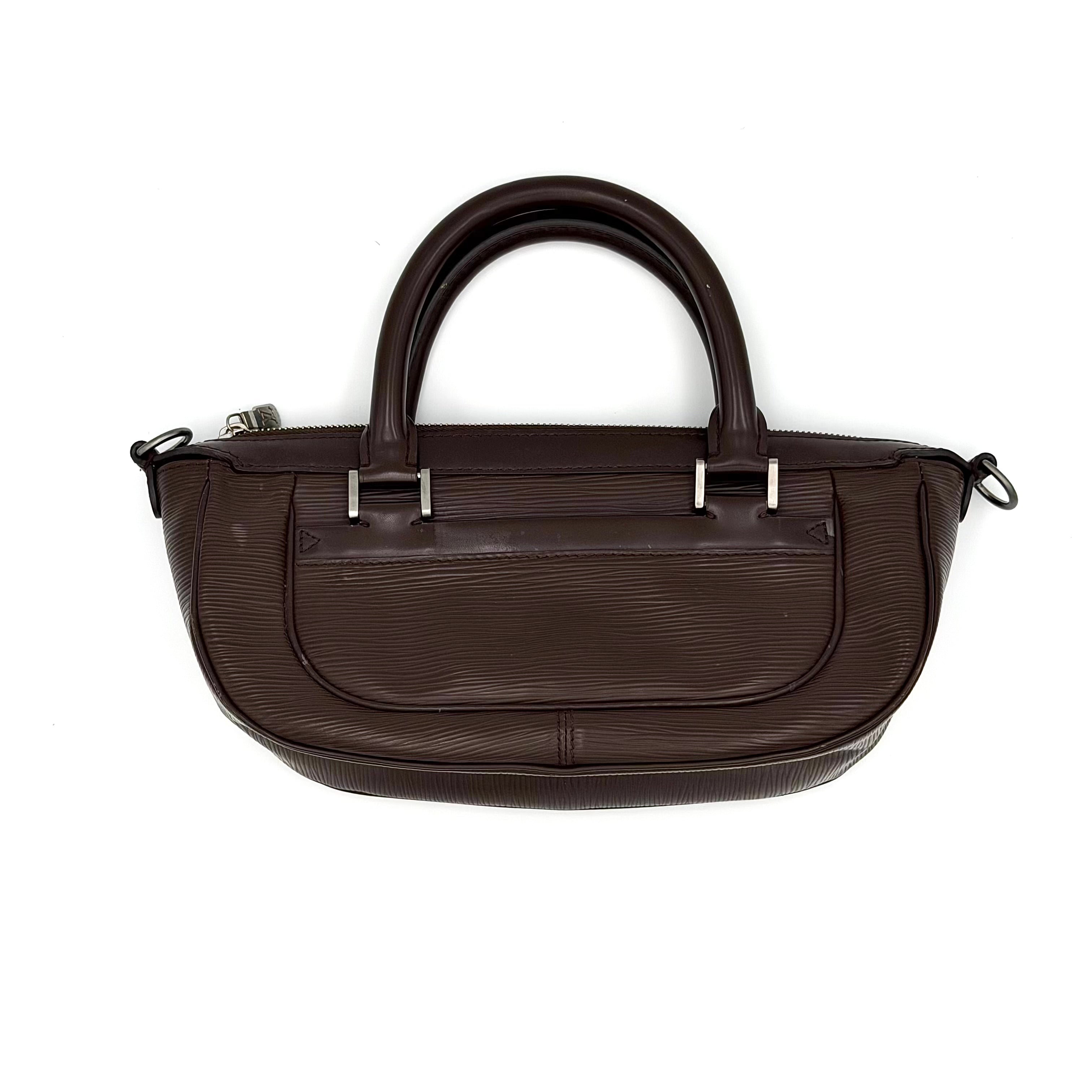 Louis Vuitton 2Way Epi Dhanura PM Shoulder Bag Brown