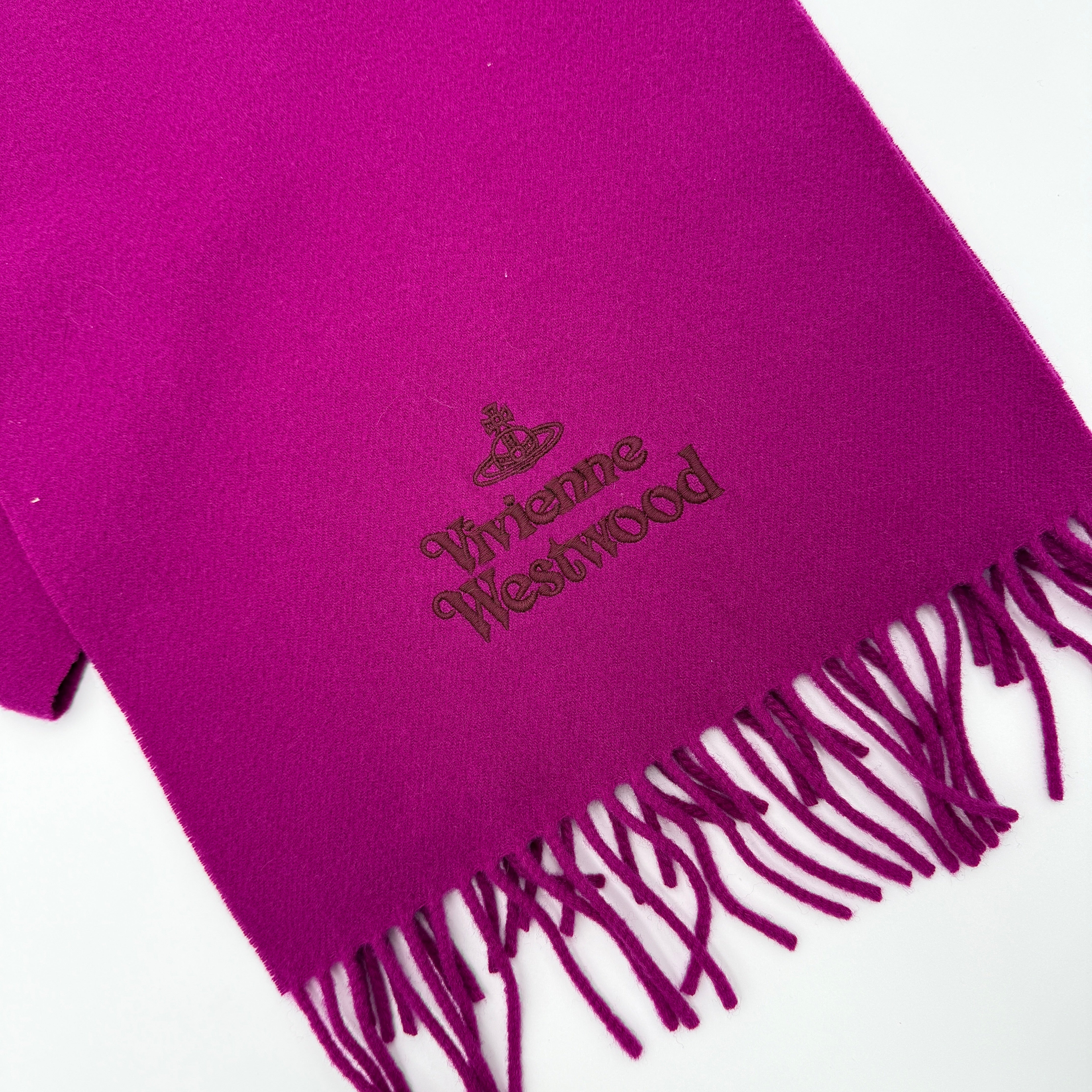 Vivienne Westwood Wool Scarf Pink