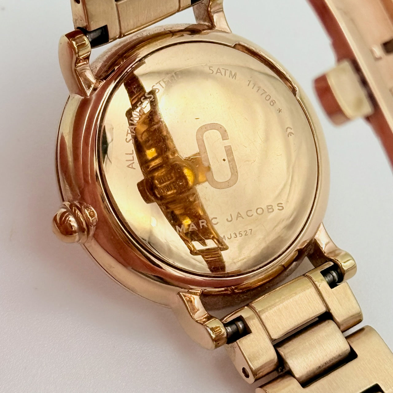 Marc Jacobs Roxy MJ3527 Stainless Steel Watch Gold