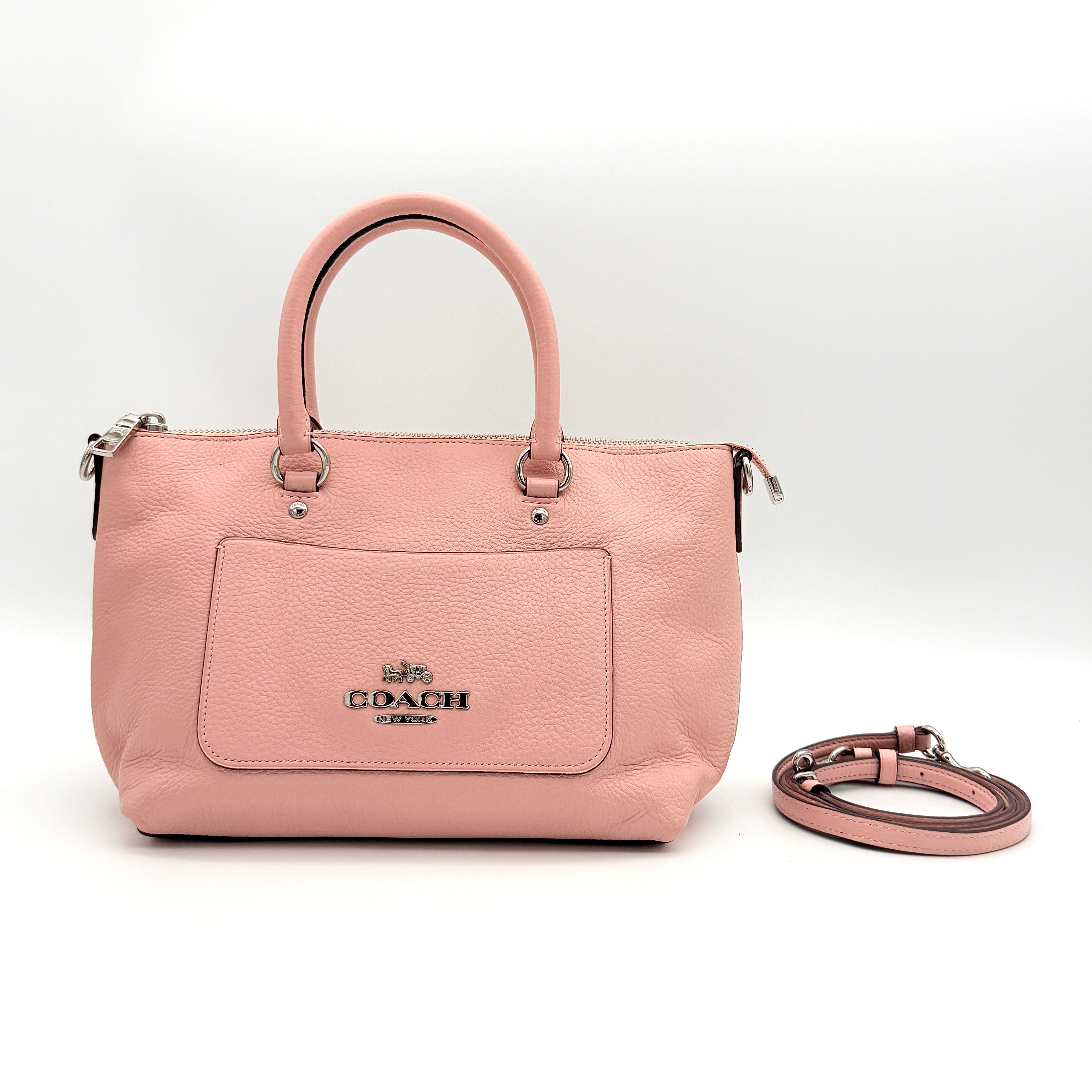 Coach 2Way Mini Emma Satchel Handbag Pink