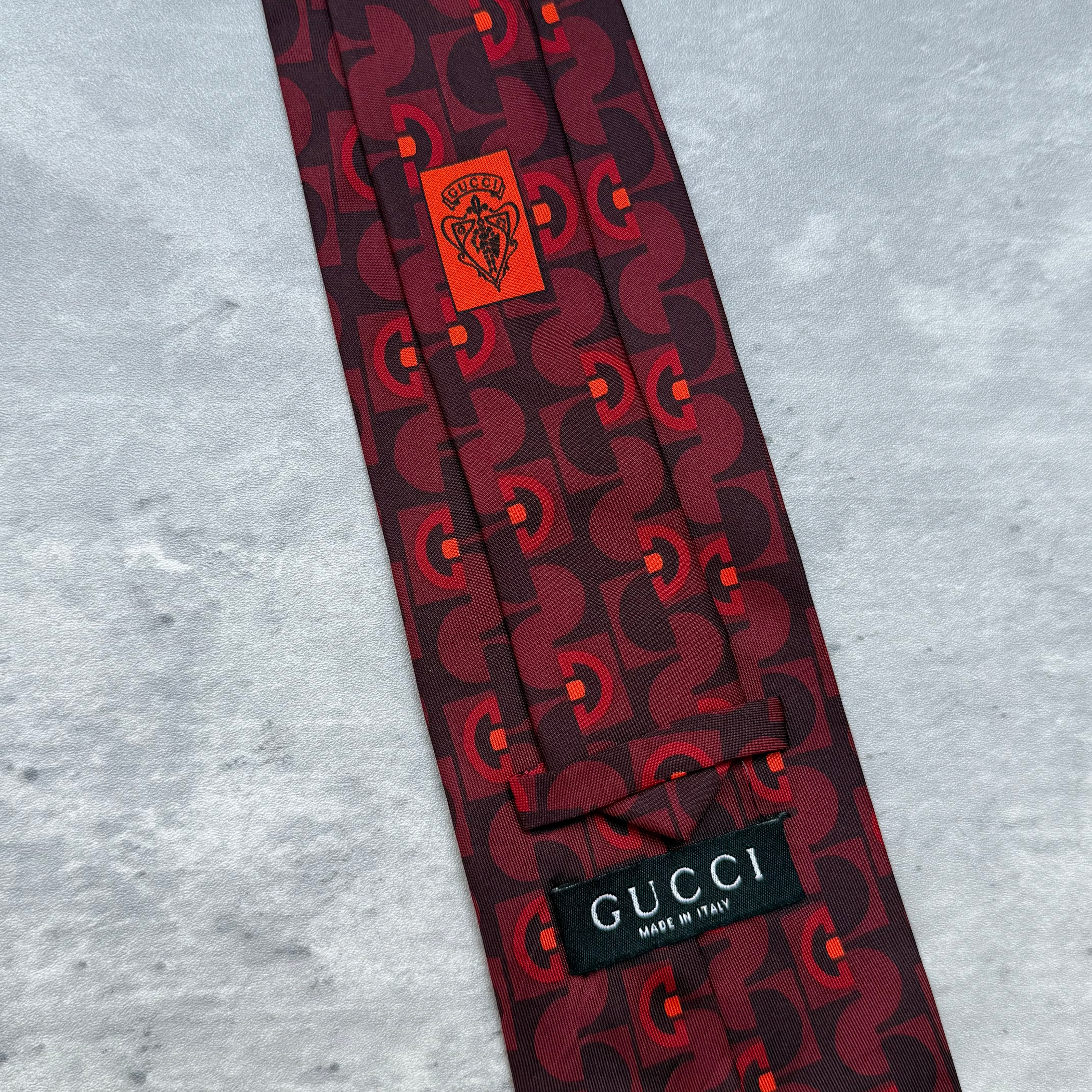 Gucci Silk Neck Tie Maroon