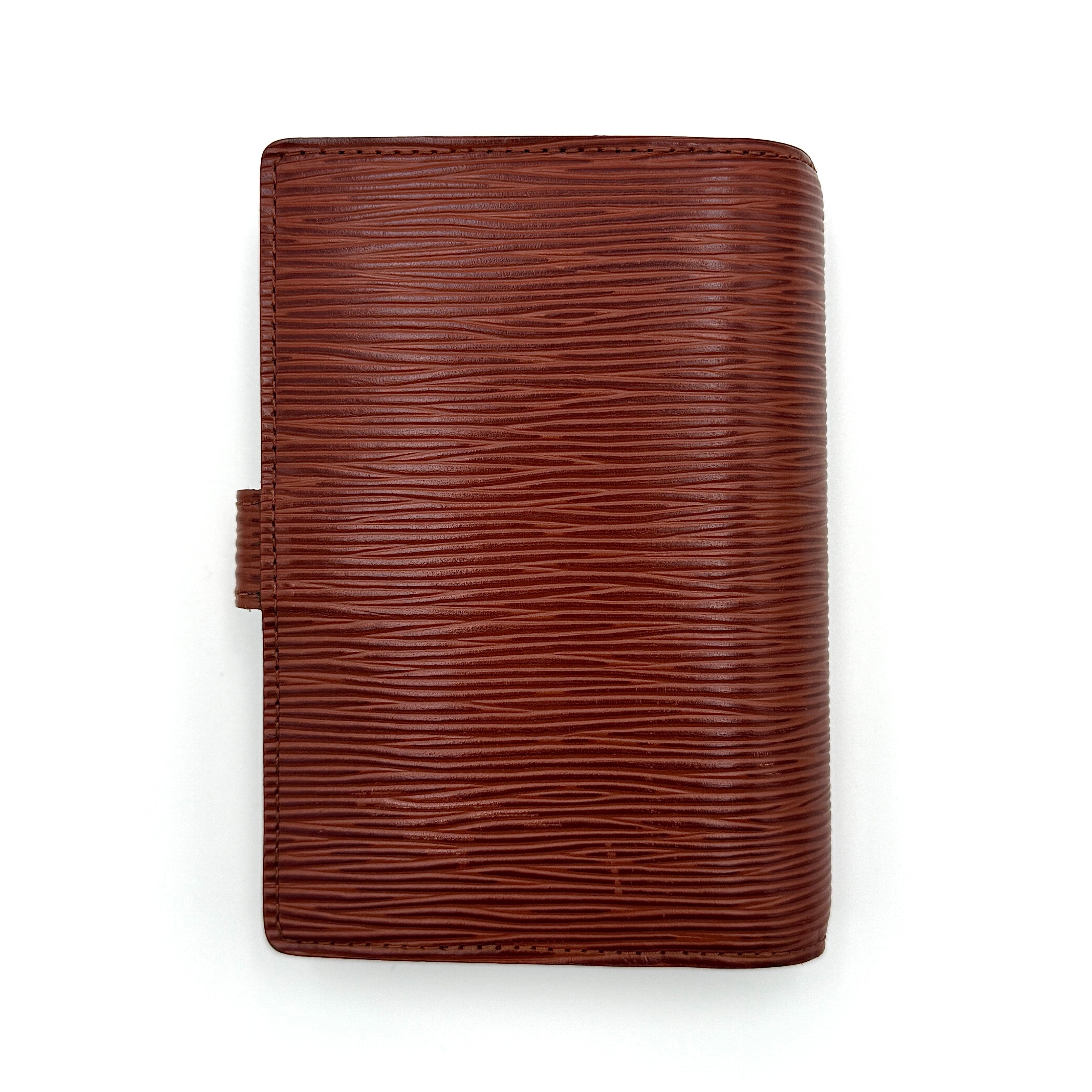Louis Vuitton Epi Agenda PM Day Planner Cover Brown