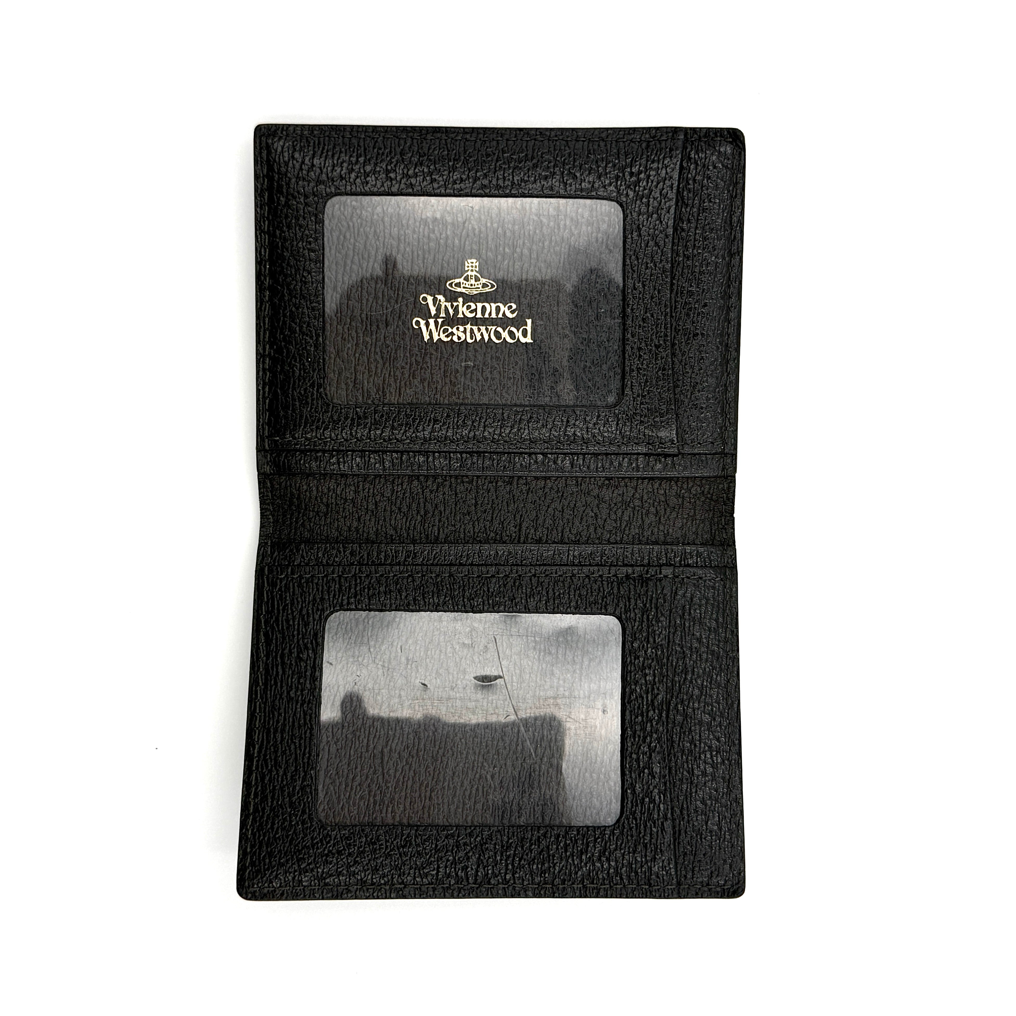 Vivienne Westwood Orb Flap Cardholder Black