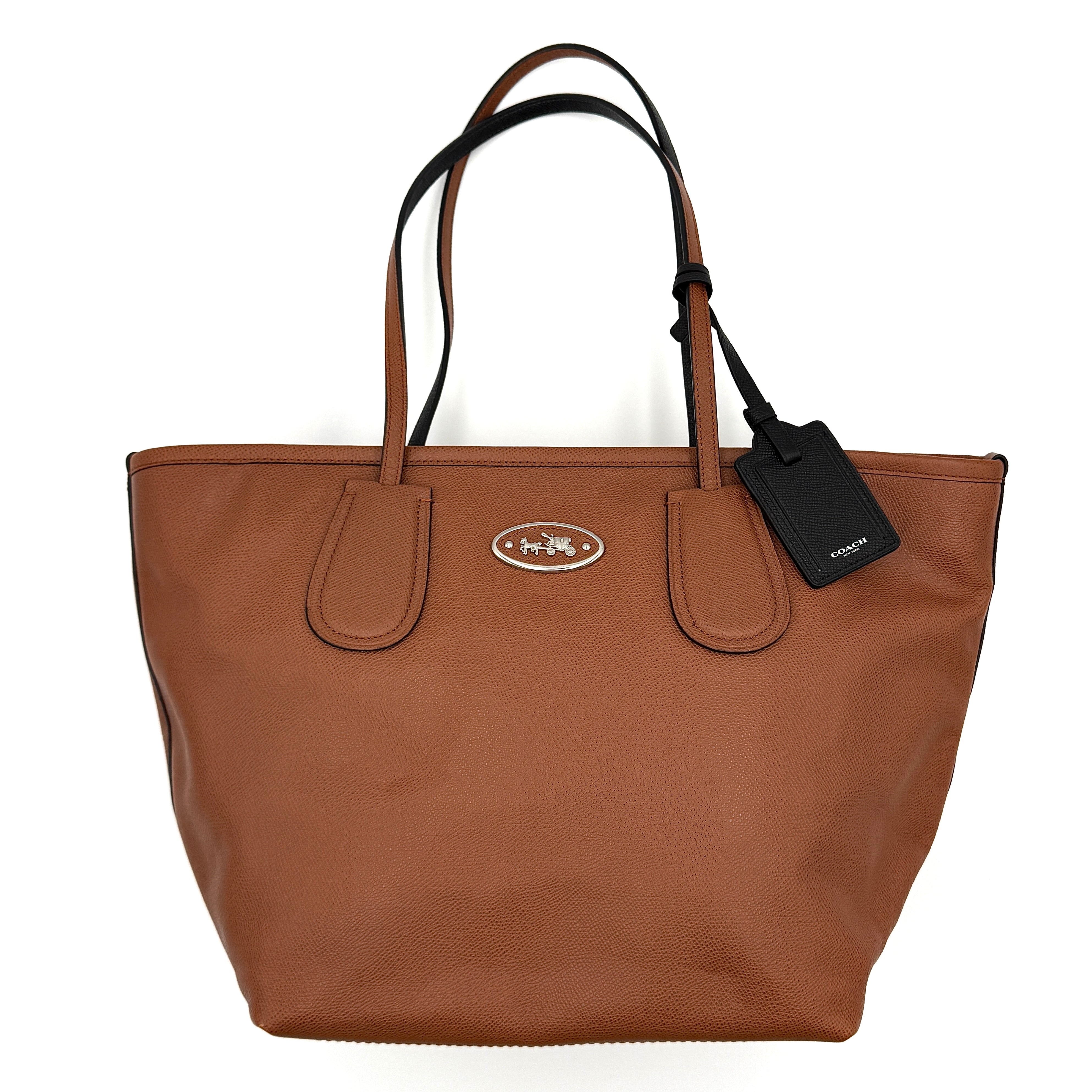 Coach Taxi City Tote Bag Brown