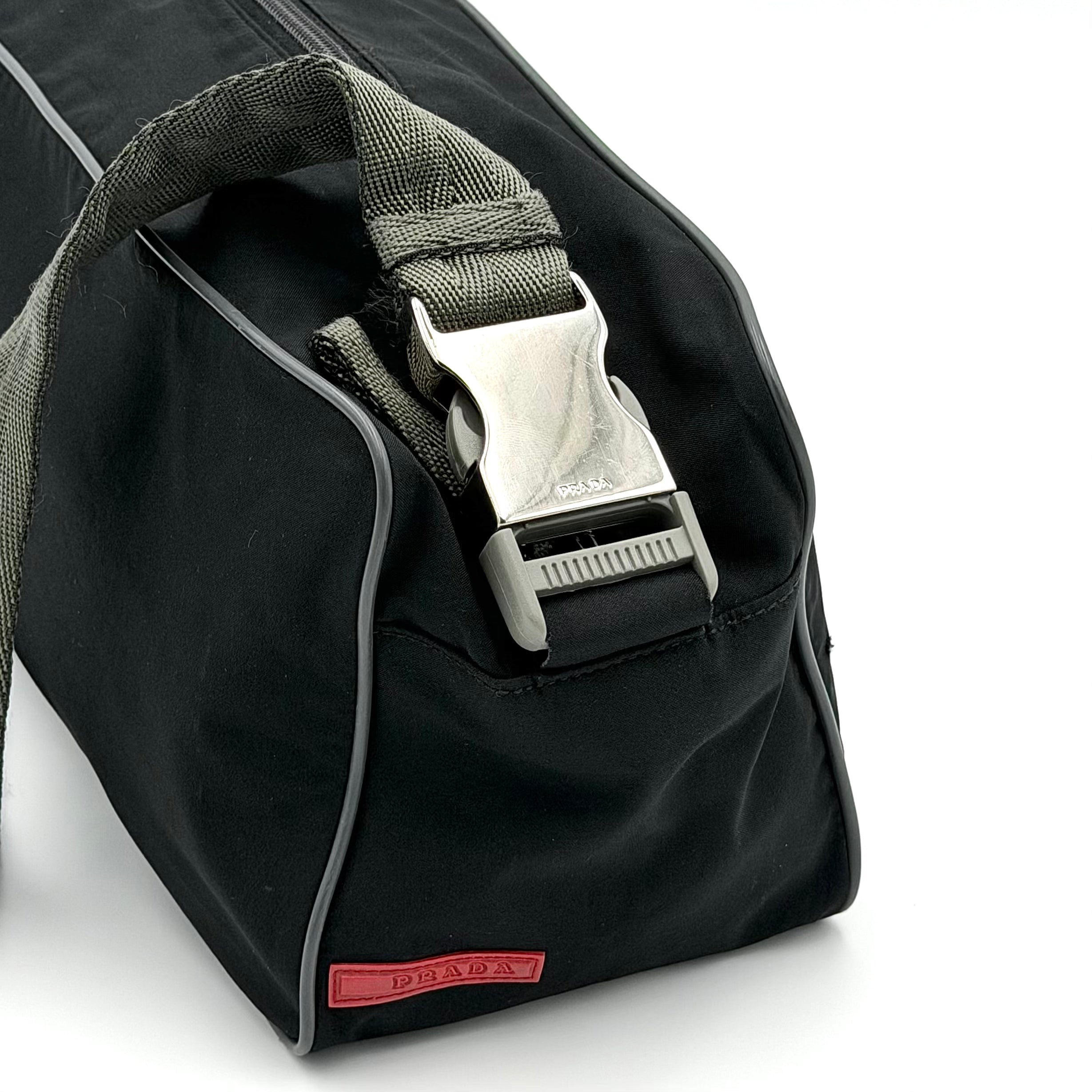 Prada Sport Nylon Shoulder Bag Black