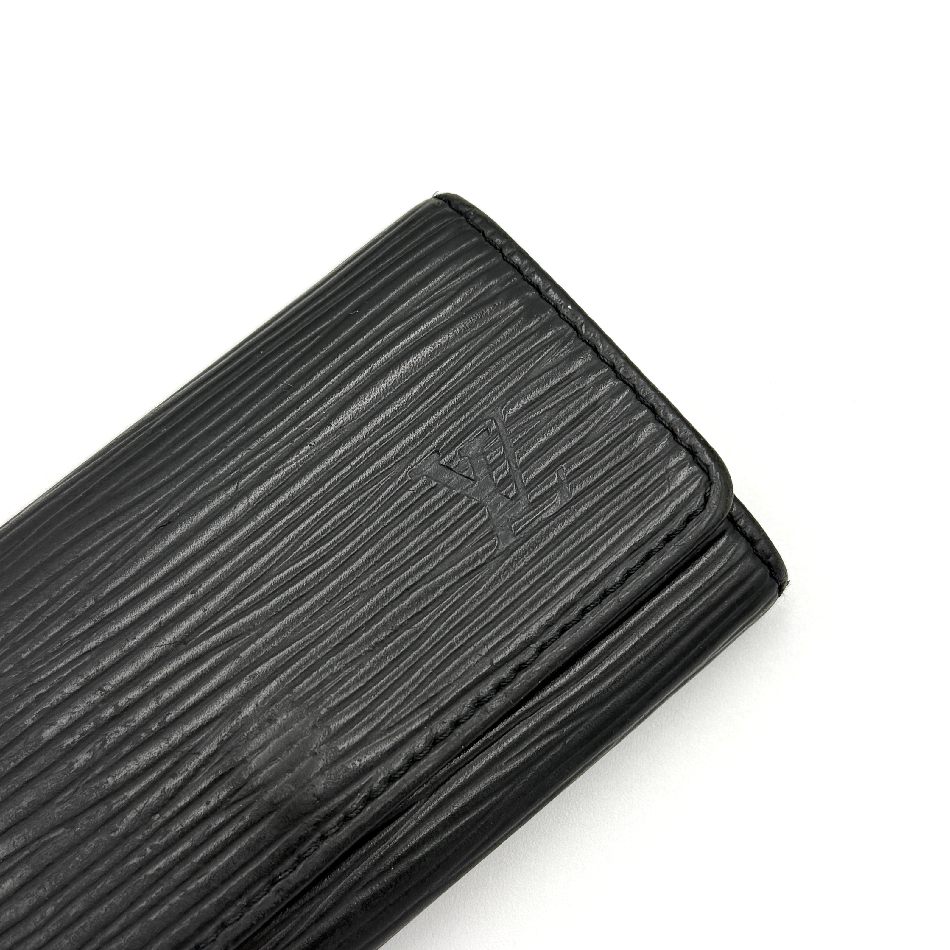 Louis Vuitton Epi Key Holder Black