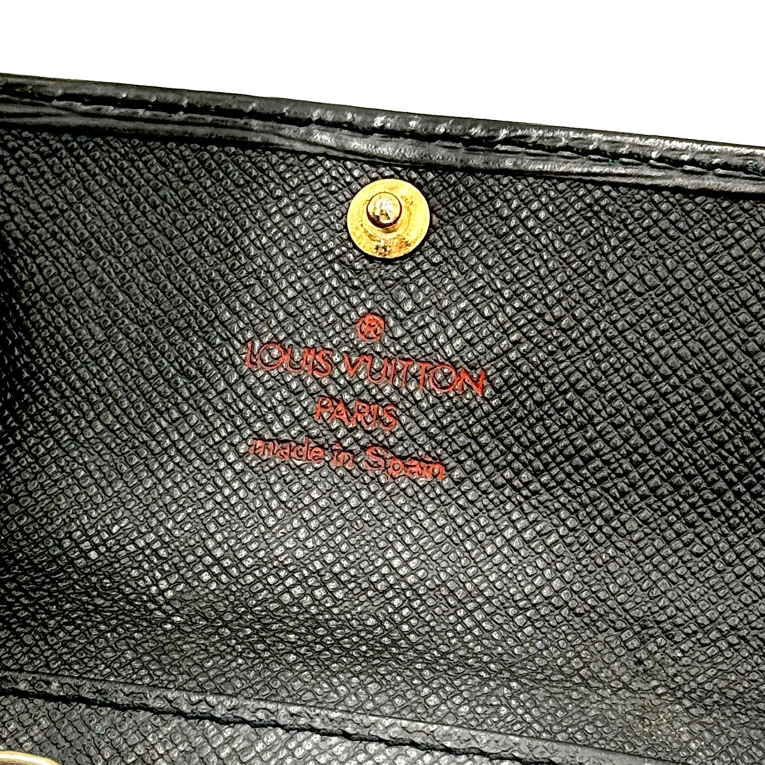 Louis Vuitton Epi Key Holder Black