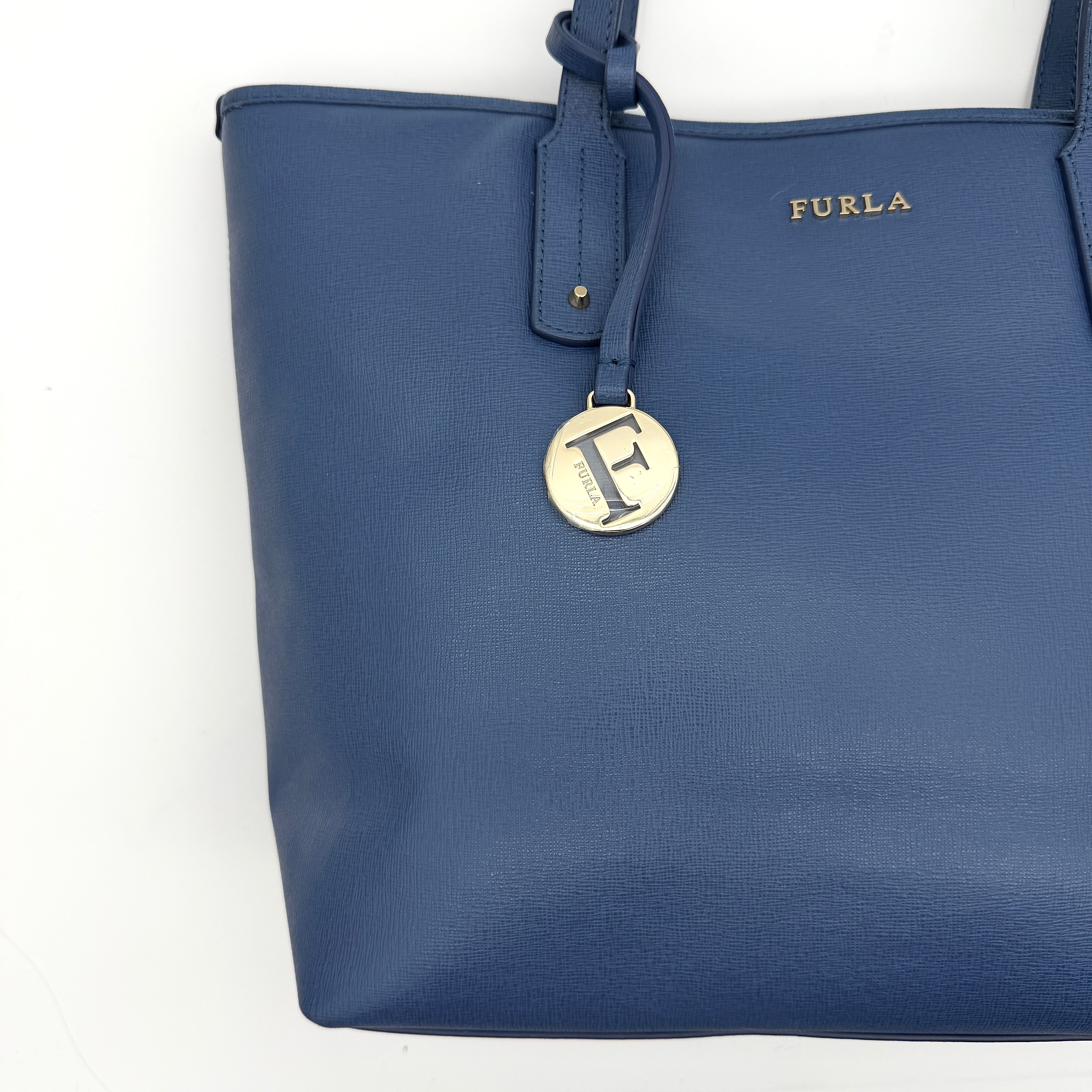 Furla New Daisy Tote Bag Blue