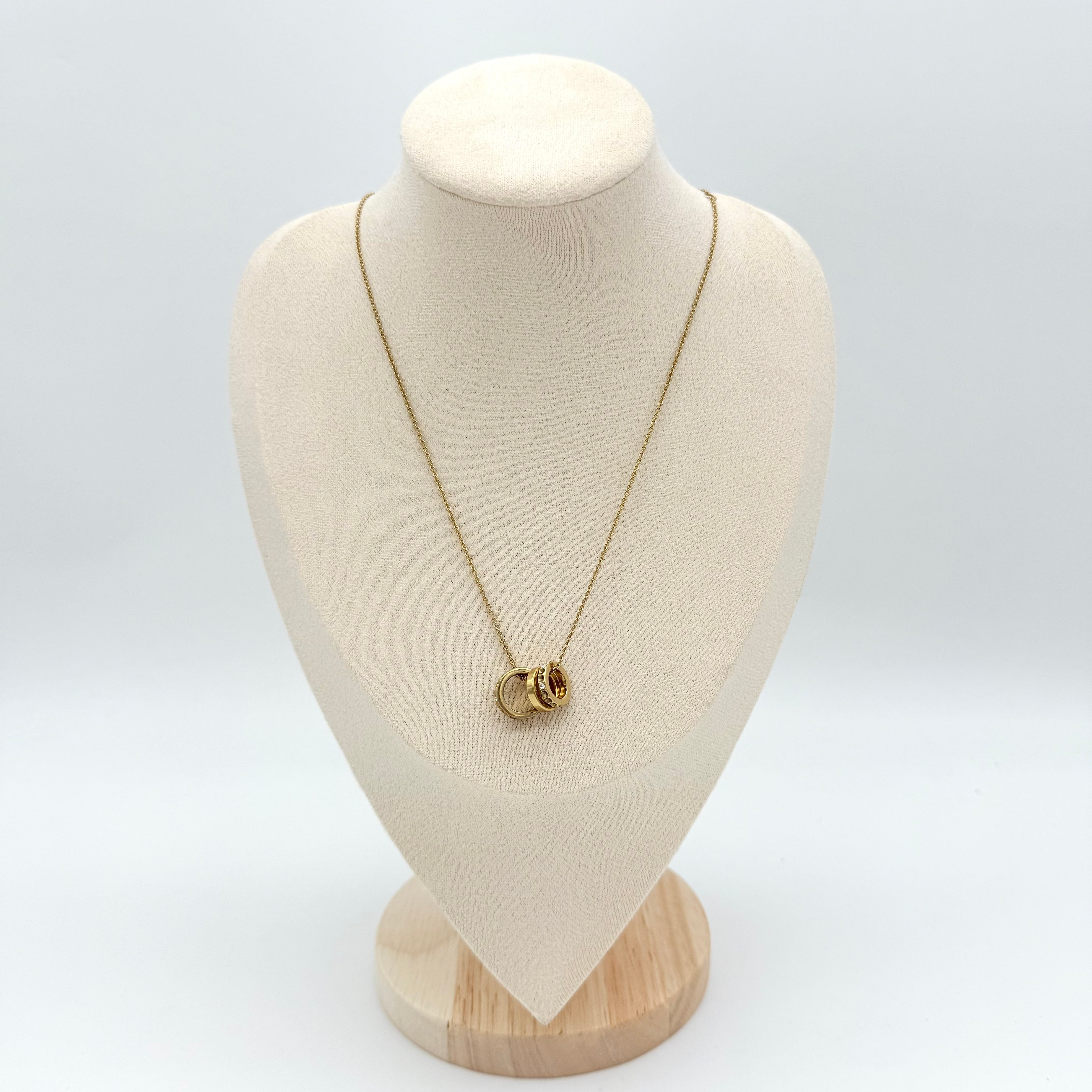 Coach Signature Rondell Necklace Gold