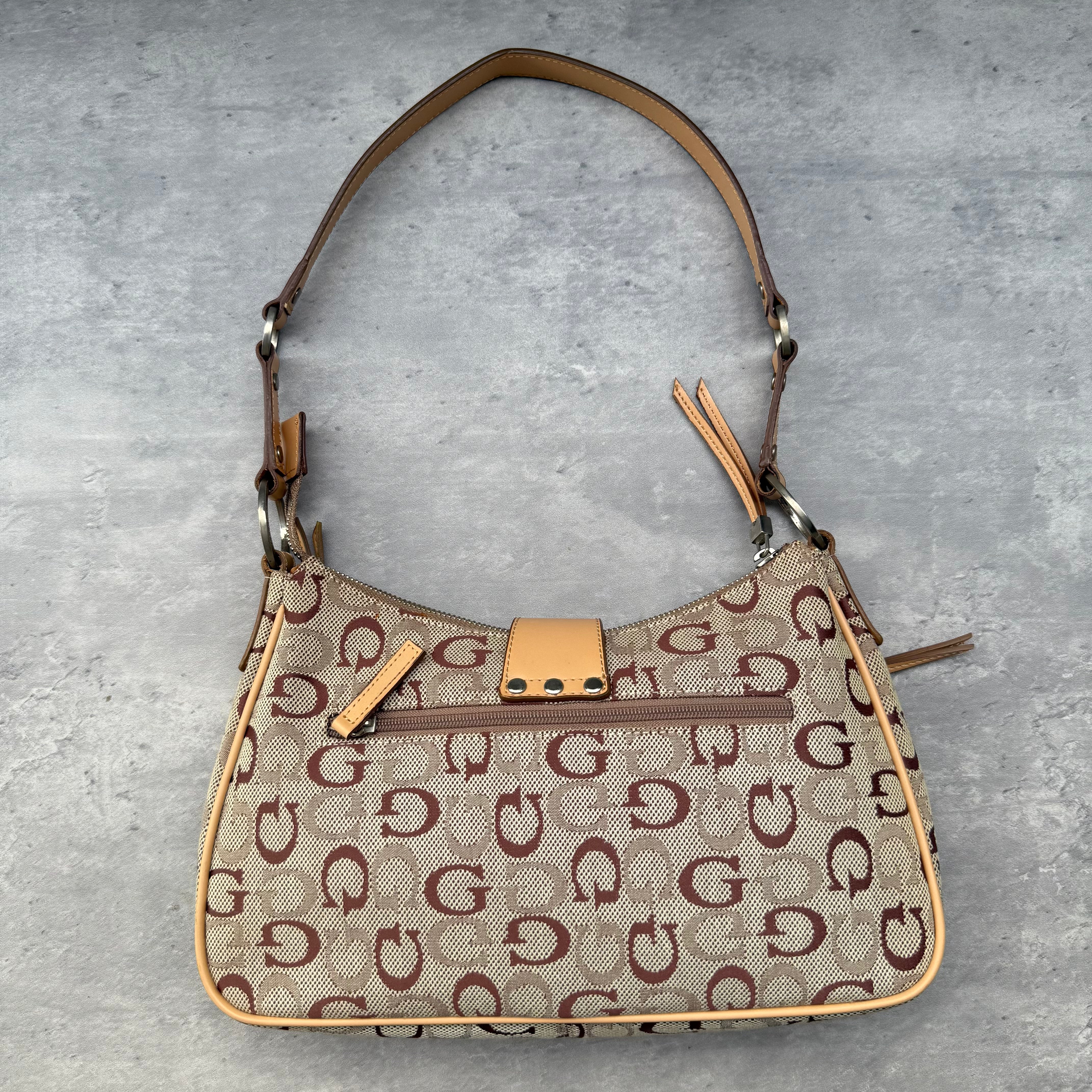 Guess Y2K G Monogram ShoulderBag Beige/Tan