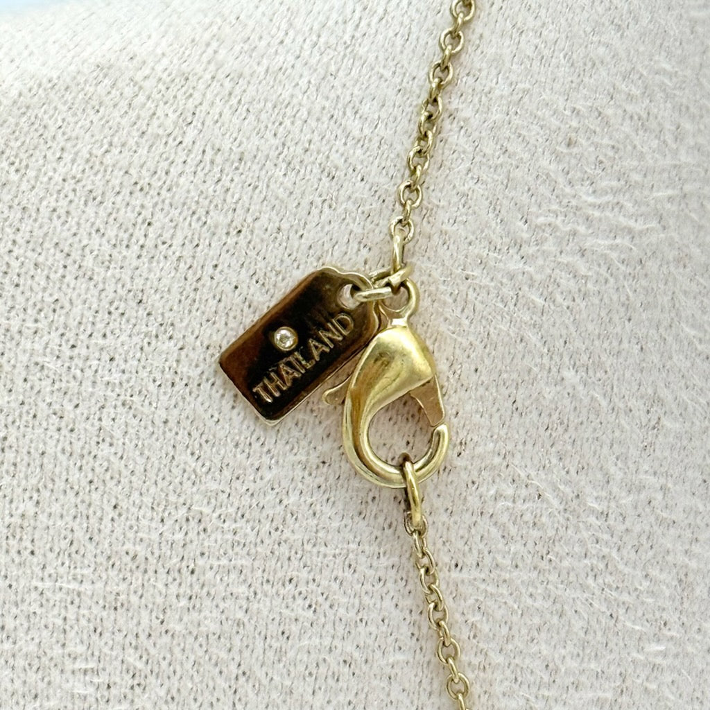Coach Signature Rondell Necklace Gold