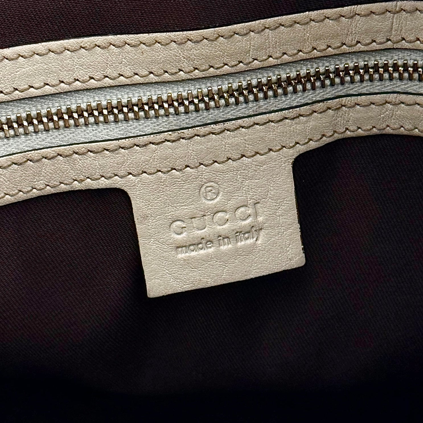 Gucci GG Monogram Royal Hobo Shoulder Bag Beige