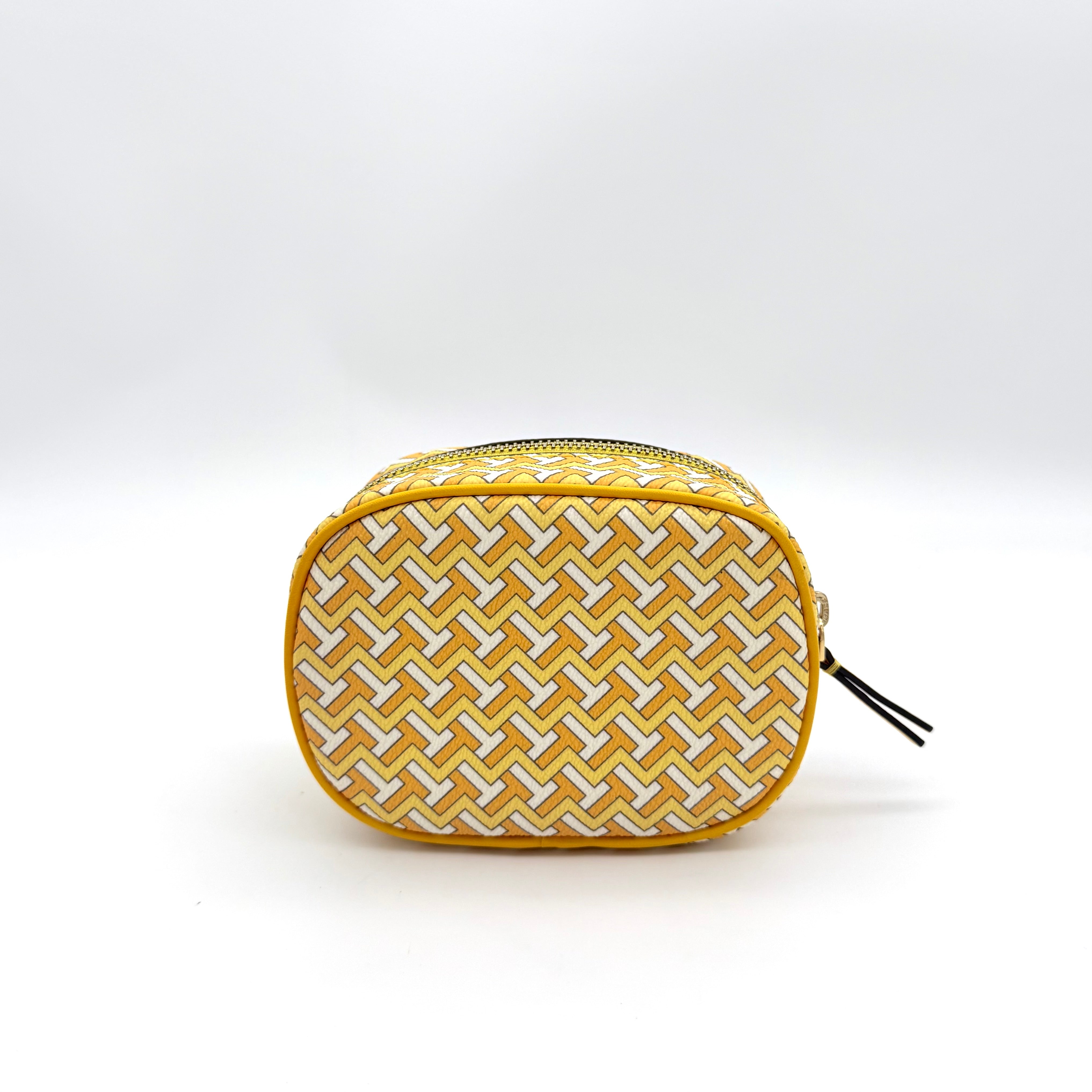 Tory Burch T Zag Cosmetic Pouch Yellow