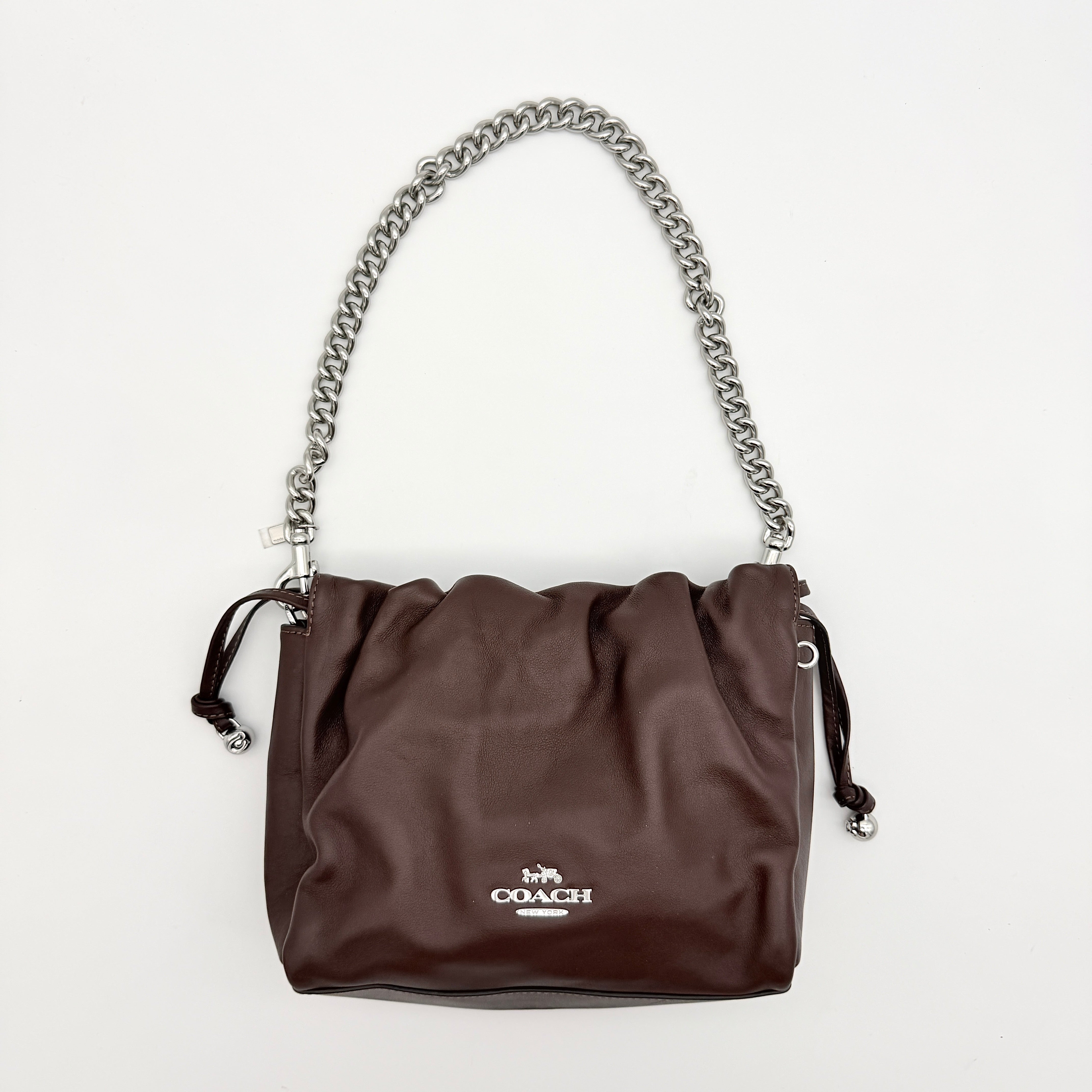 Coach 2Way Faye Shoulder Bag Brown