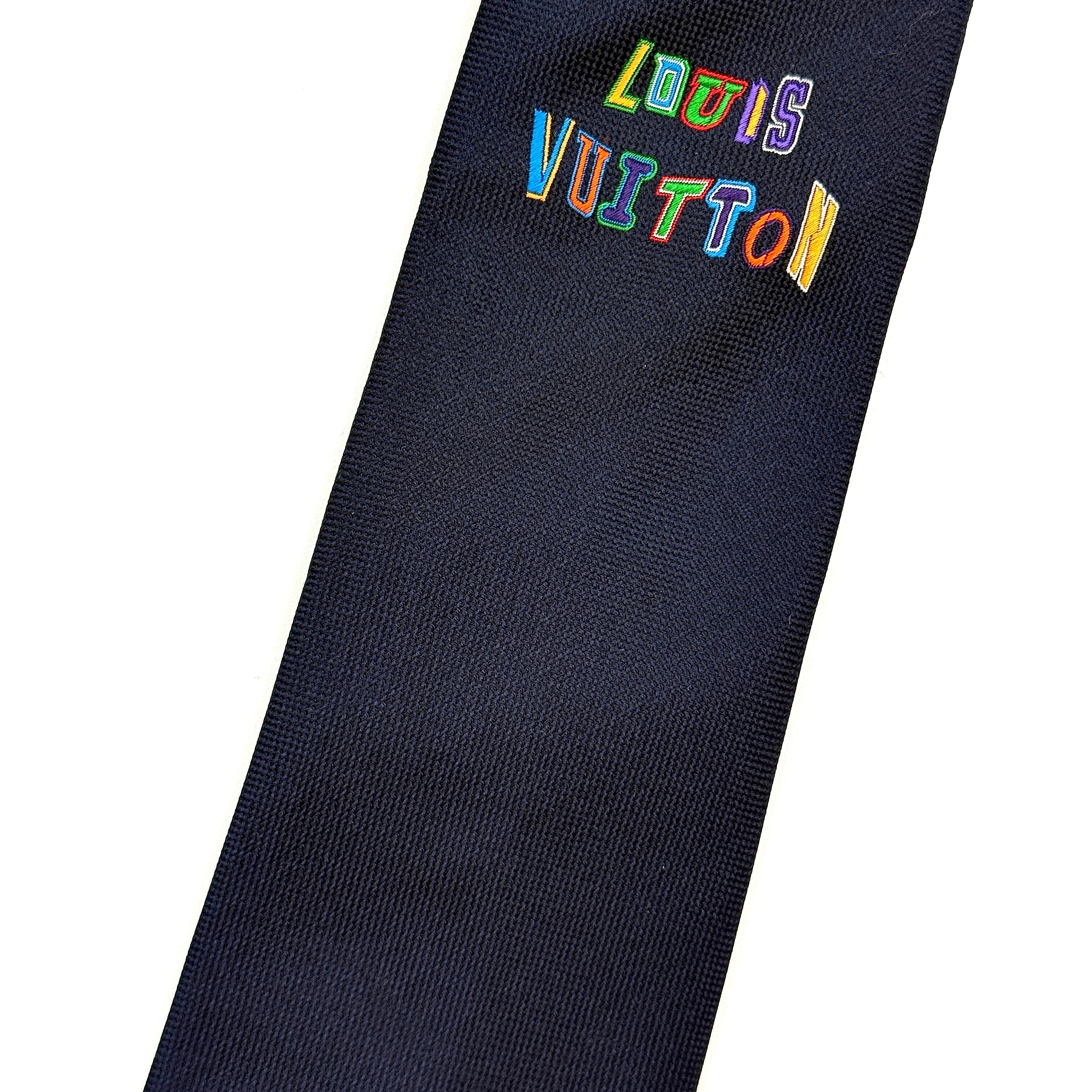 Louis Vuitton x NBA Silk Tie Navy Blue