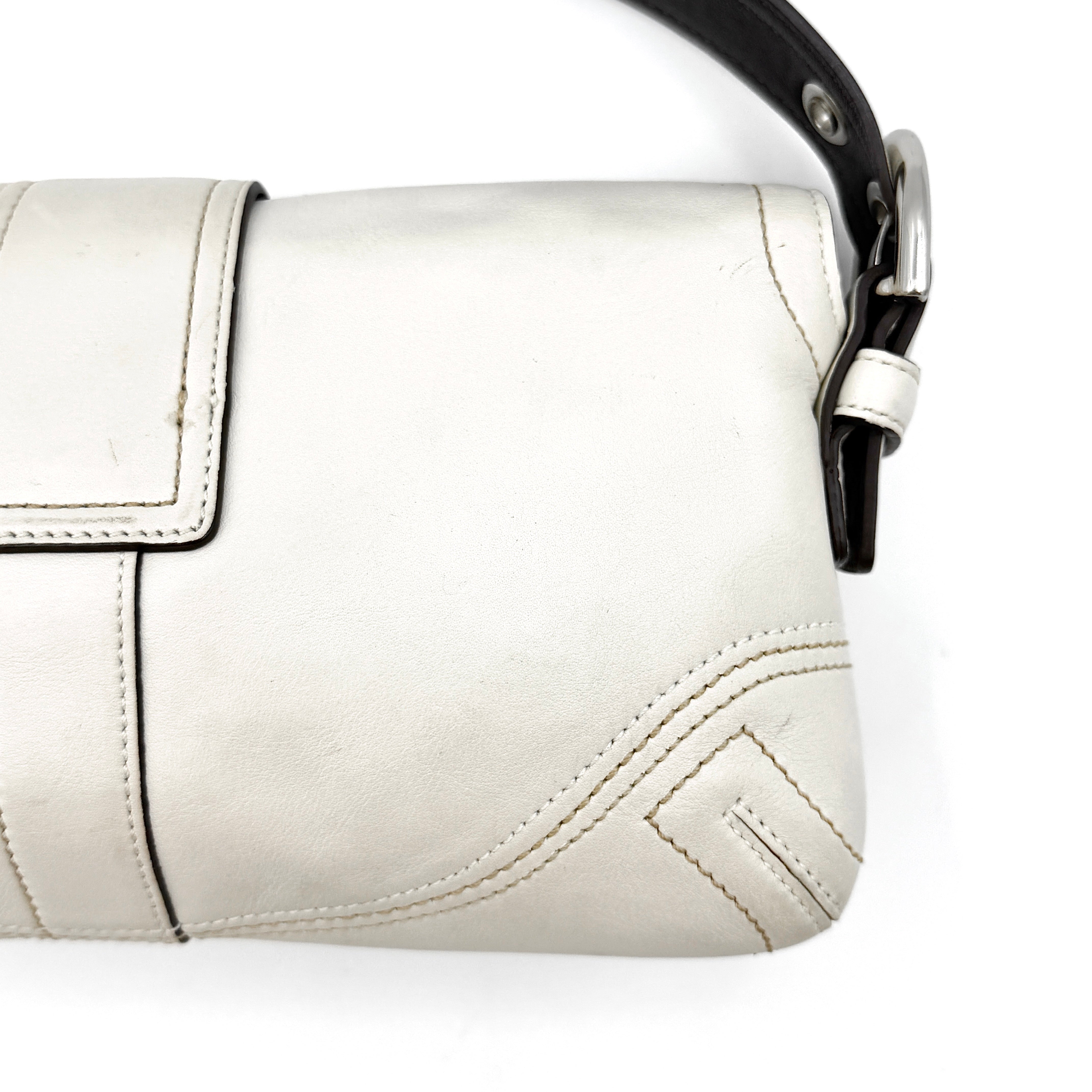 Coach Y2K Soho Buckle Shoulder Bag Ivory