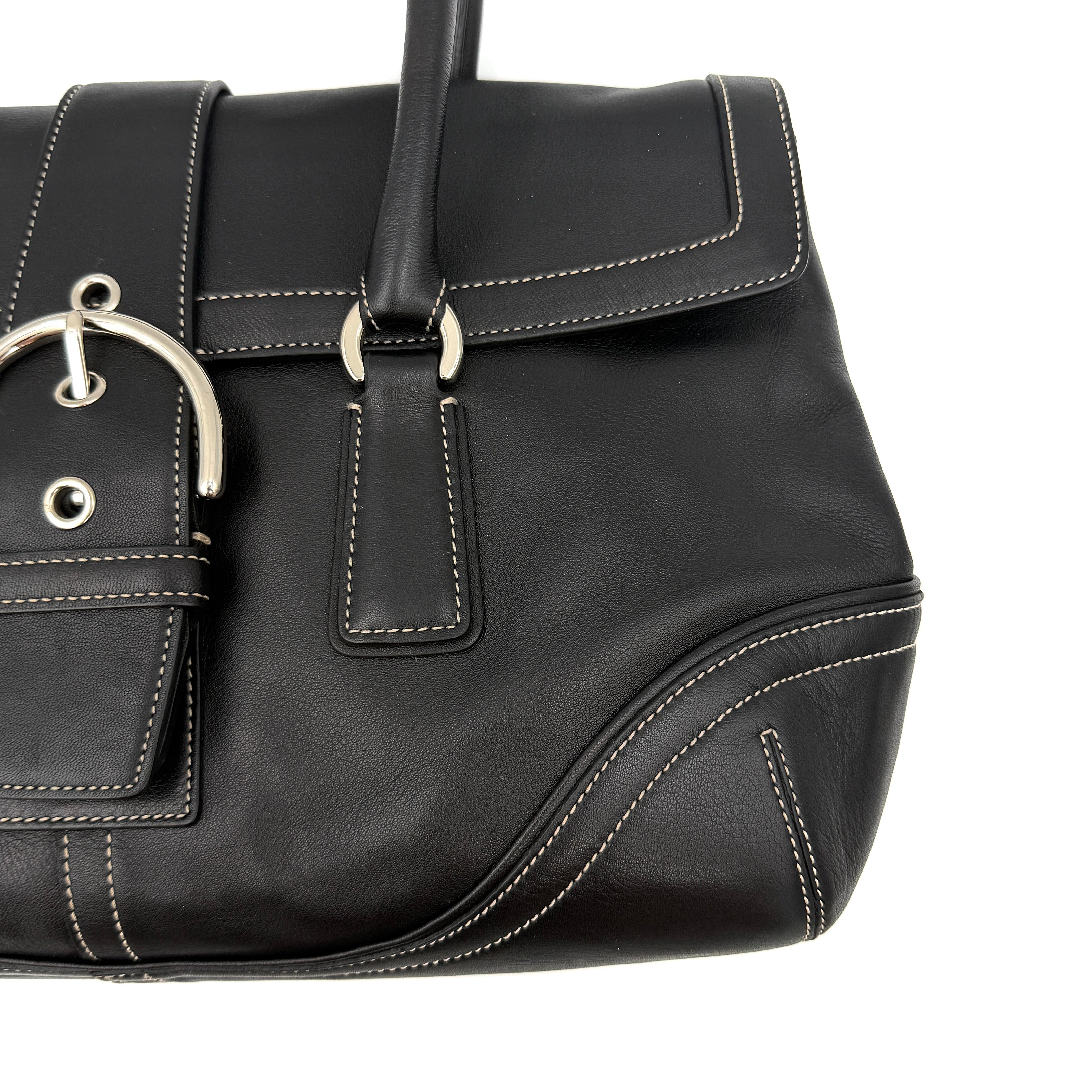 Coach Y2K Hampton Soho Shoulder Bag Black