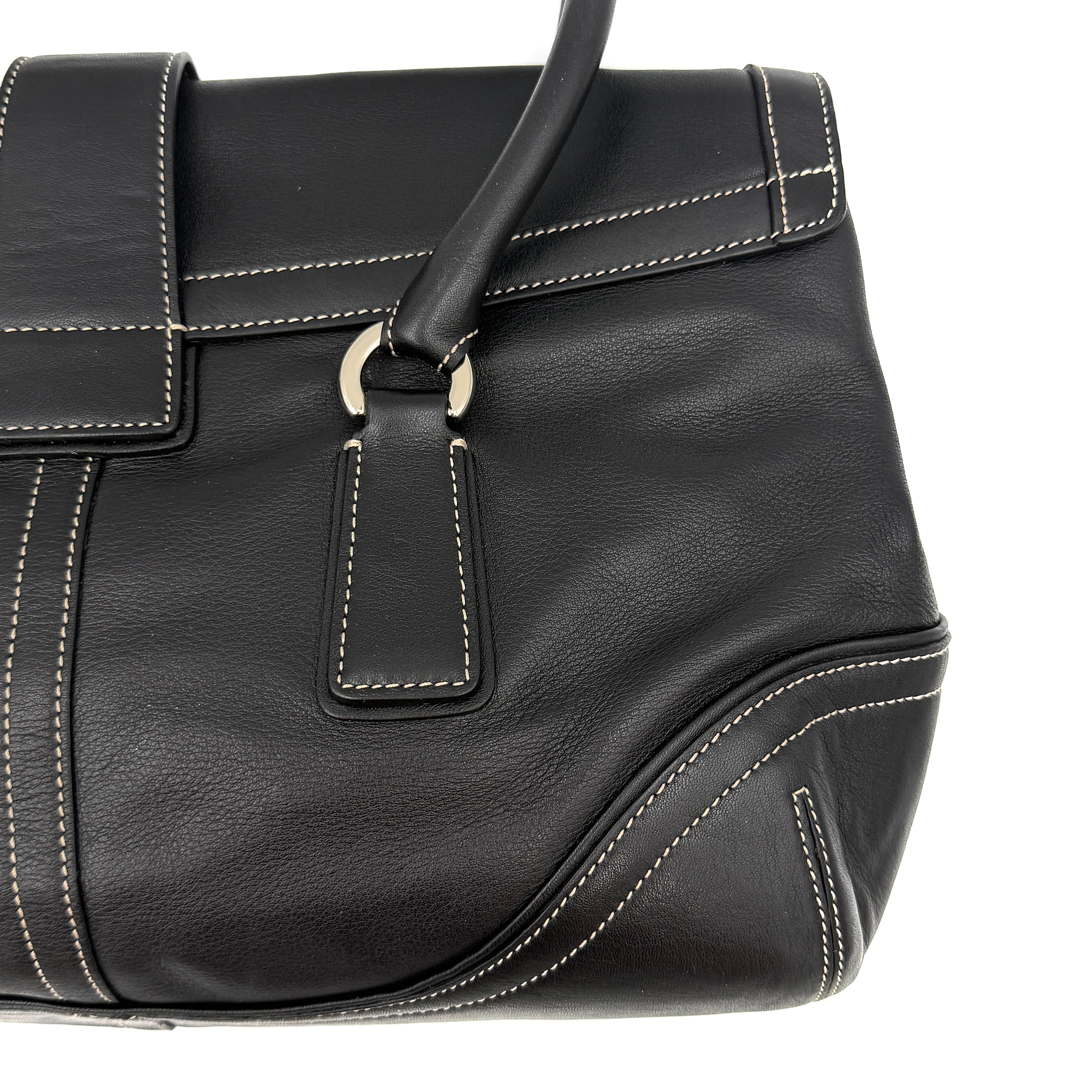Coach Y2K Hampton Soho Shoulder Bag Black