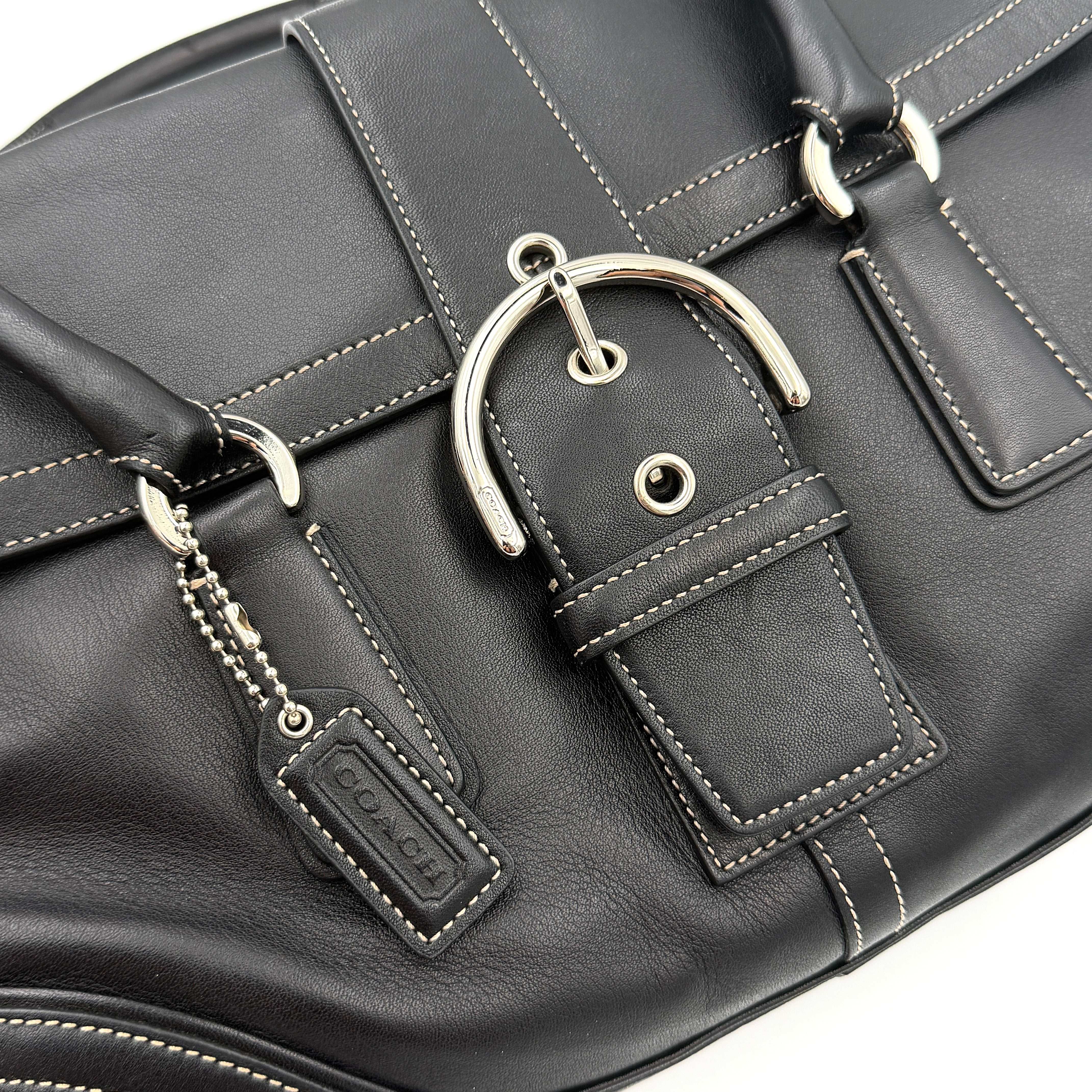 Coach Y2K Hampton Soho Shoulder Bag Black