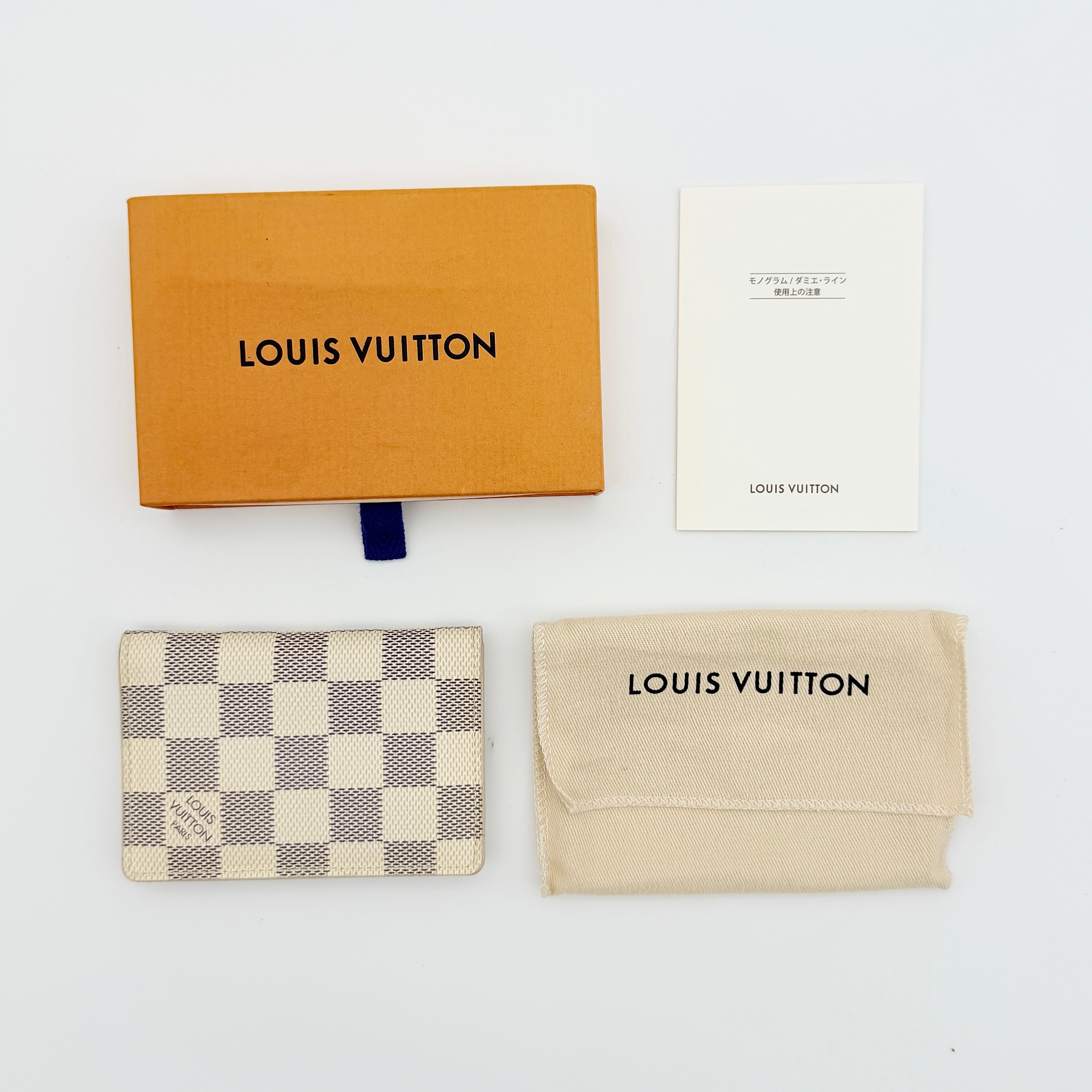 Louis Vuitton Damier Azur Canvas Pocket Organiser