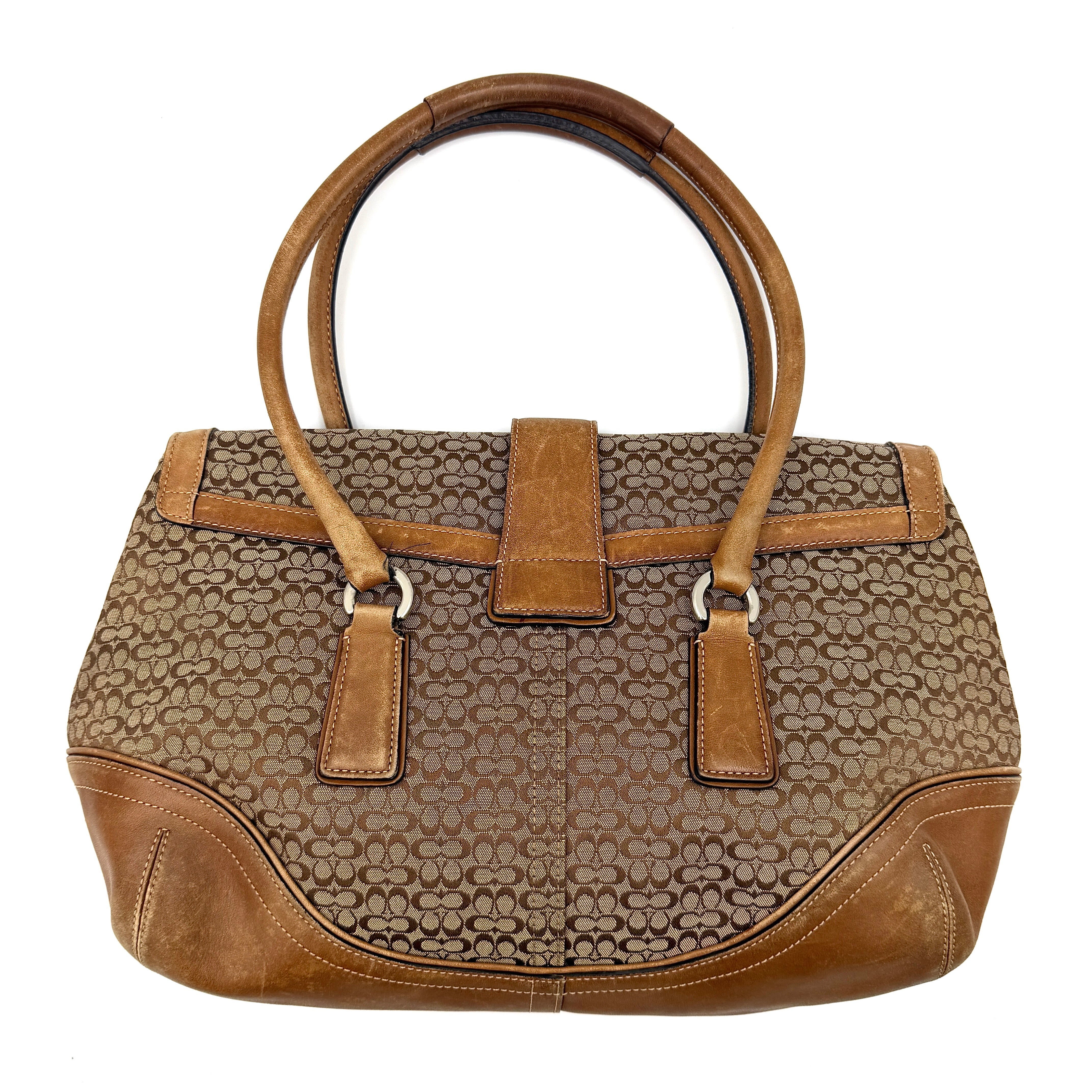 Coach Y2K Signature Soho Shoulder Bag Beige/Tan