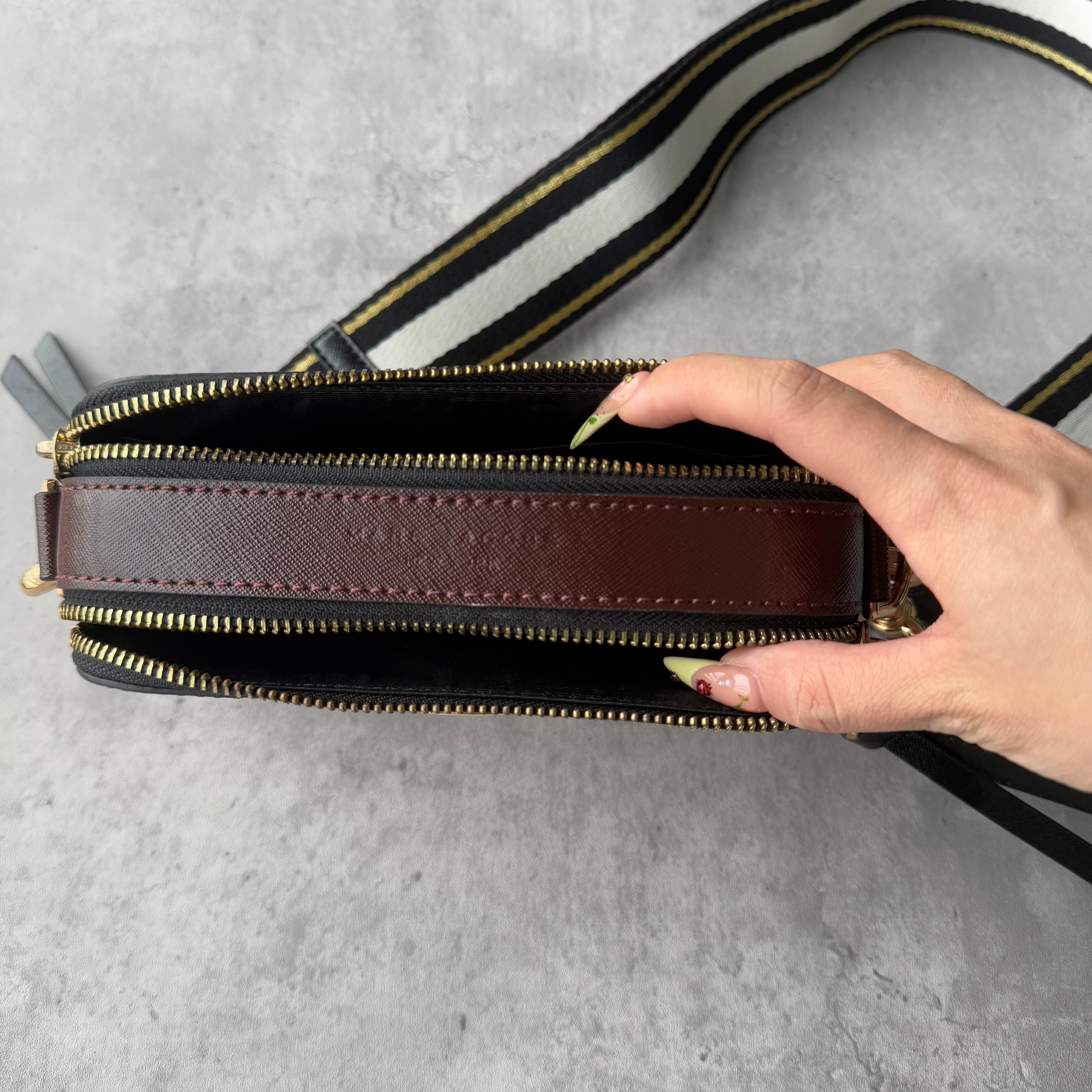 Marc Jacobs The Snapshot Crossbody Bag Black