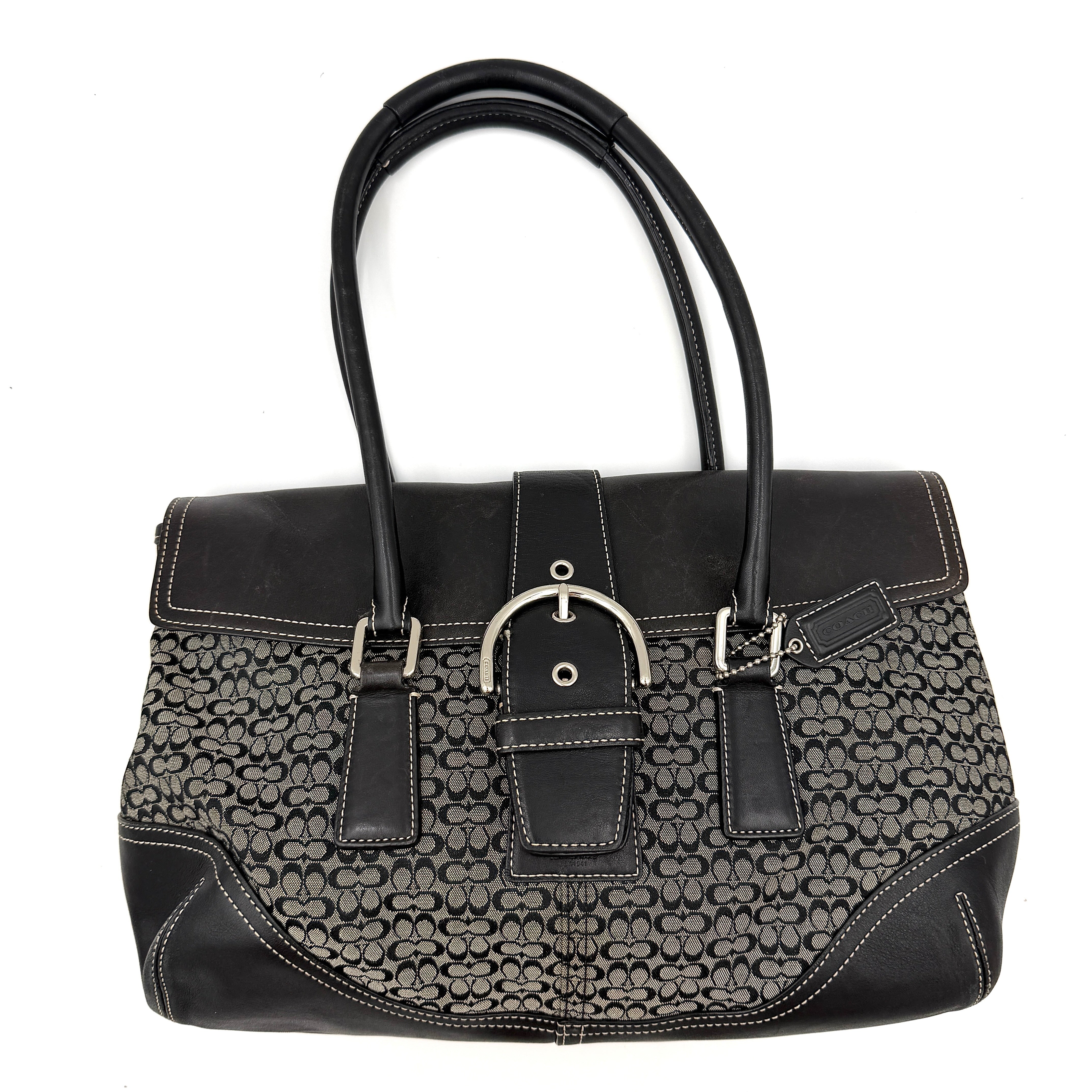 Coach Y2K Soho Shoulder Bag Grey/Black