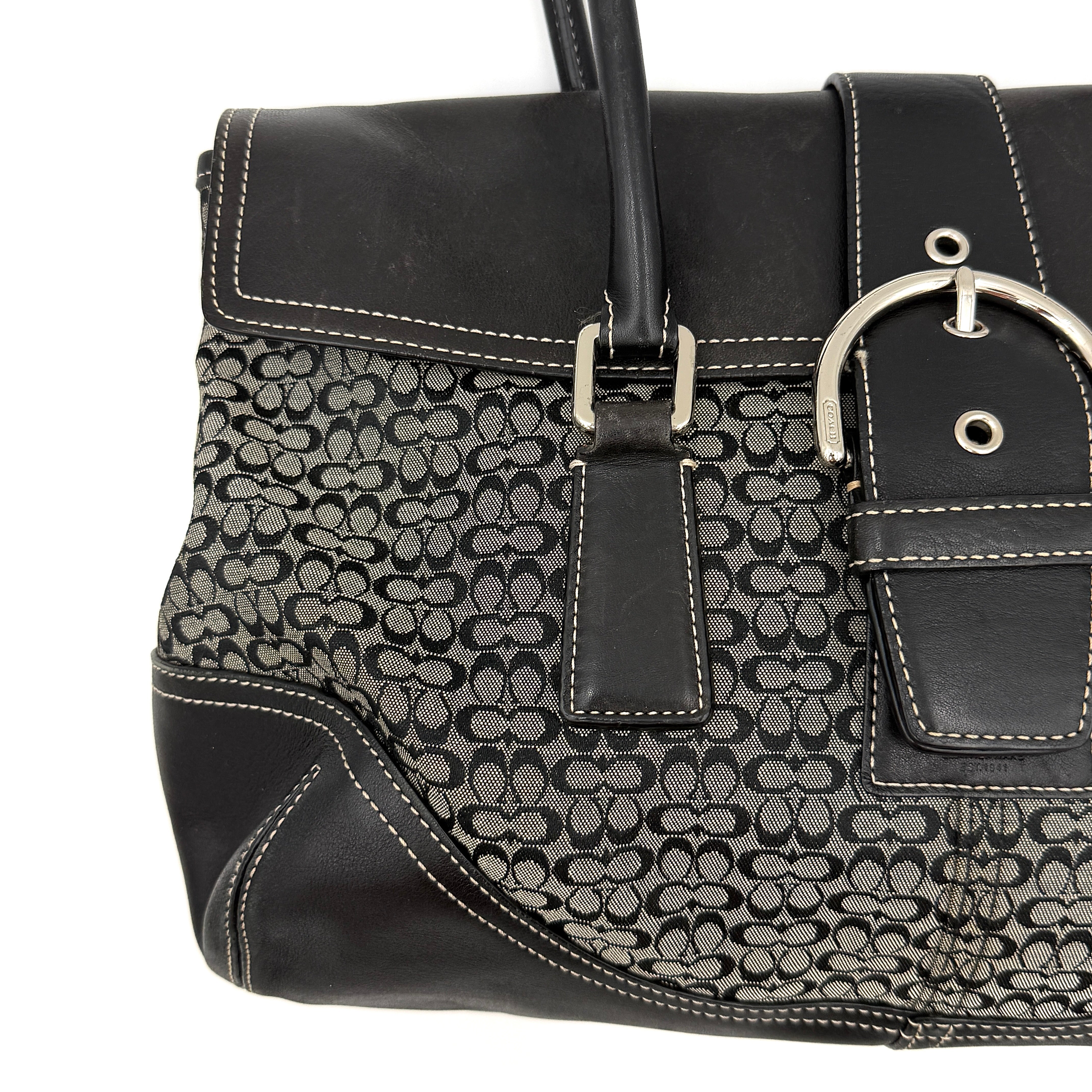 Coach Y2K Soho Shoulder Bag Grey/Black