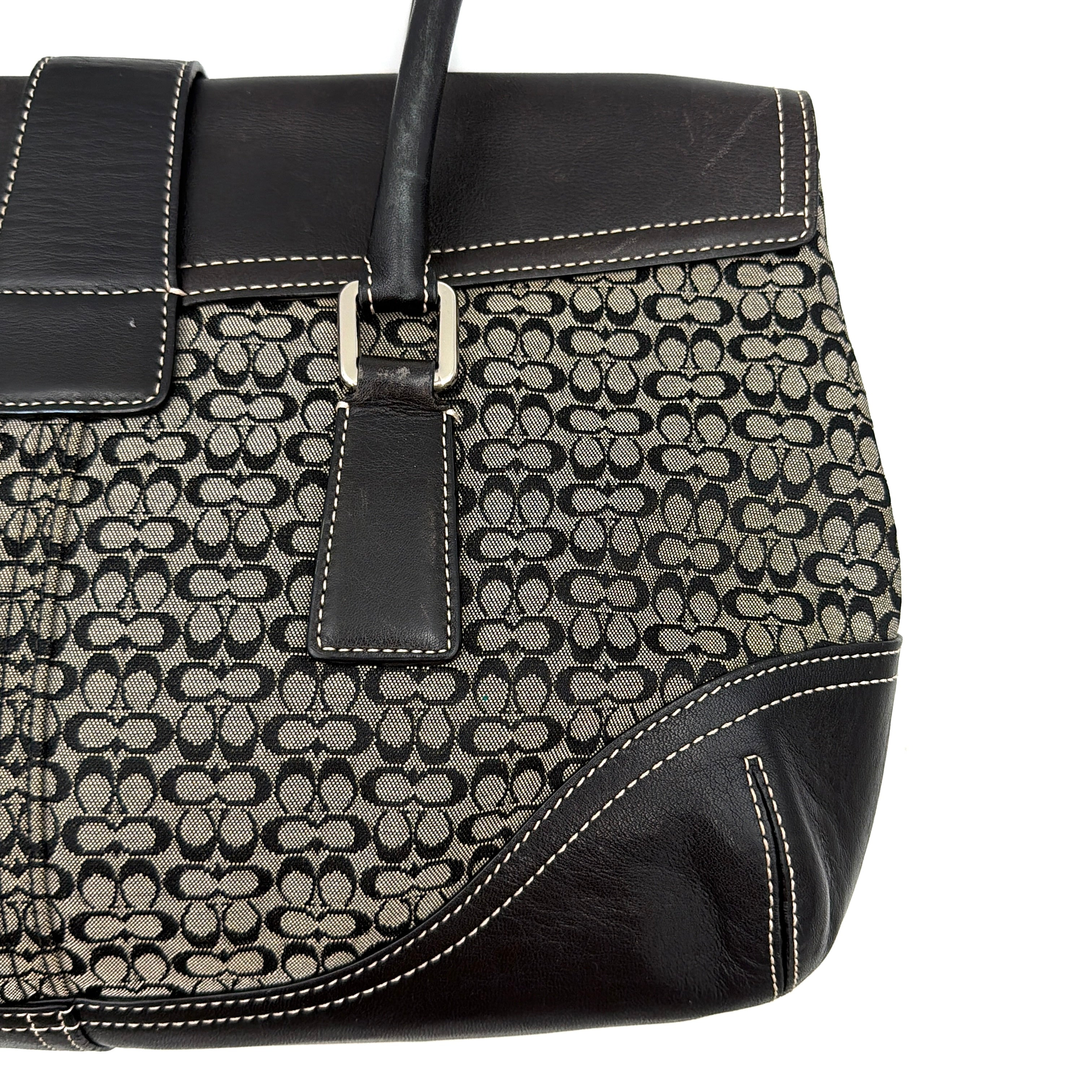 Coach Y2K Soho Shoulder Bag Grey/Black