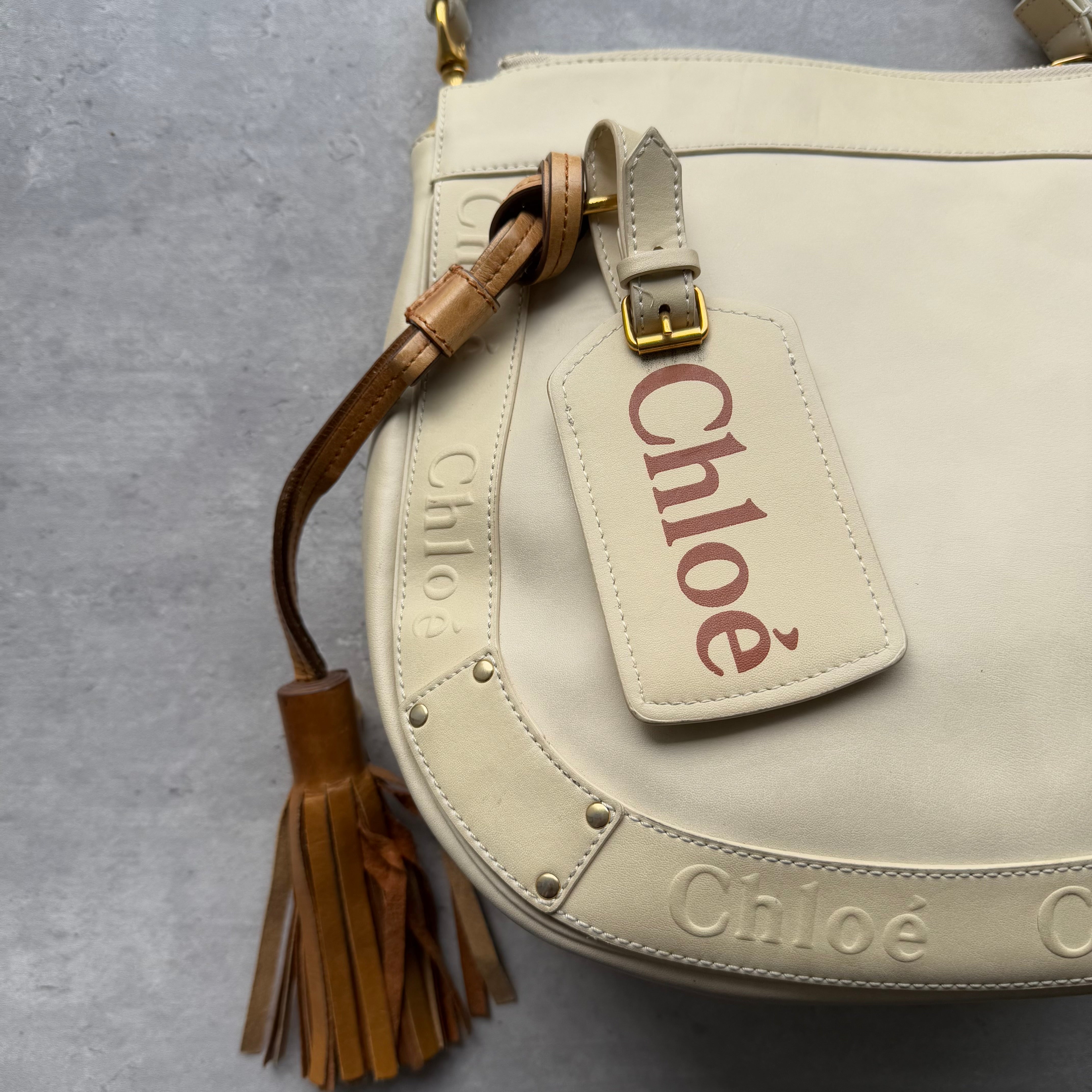 Chloe Eden Crossbody Bag Cream
