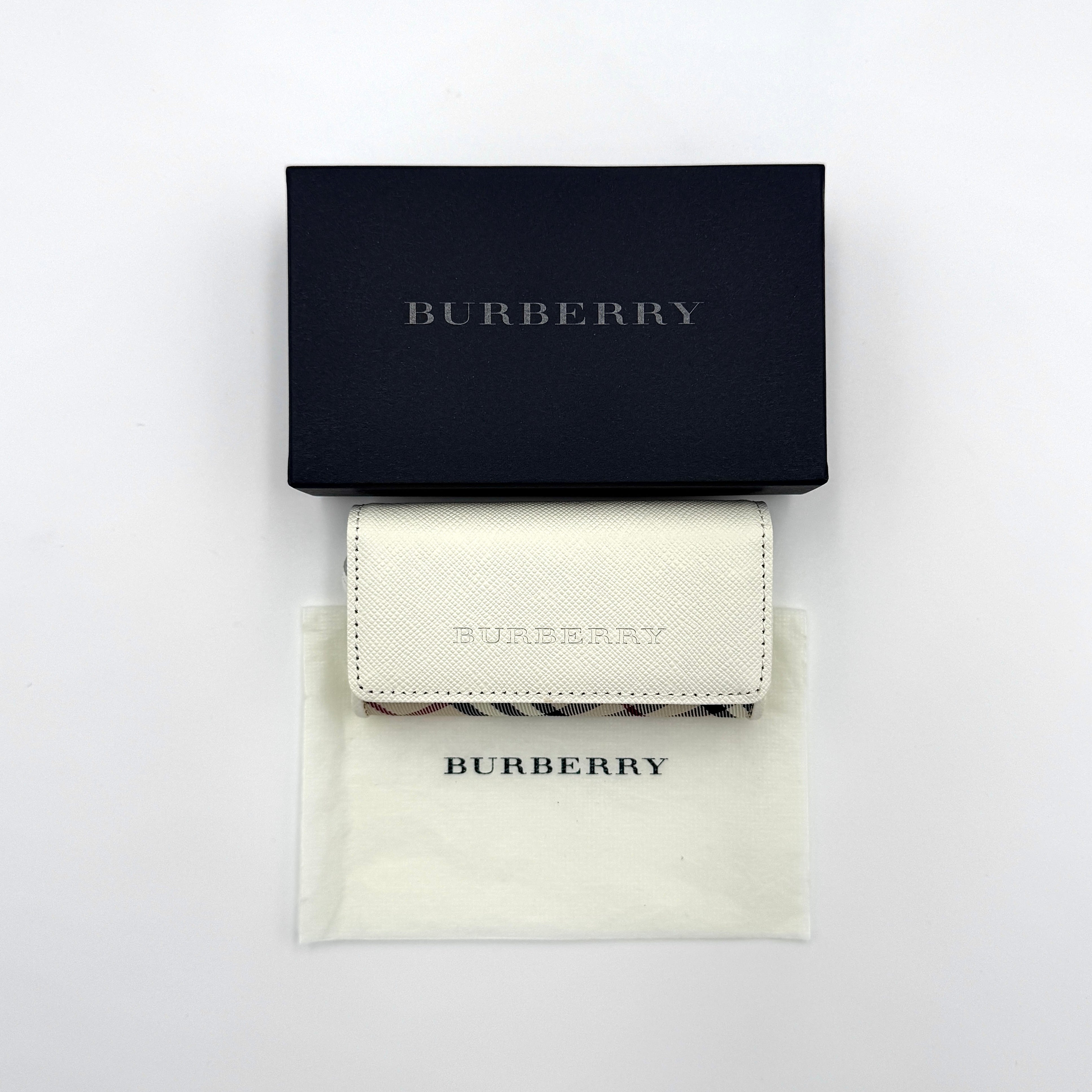 Burberry Nova Check Key Case Beige