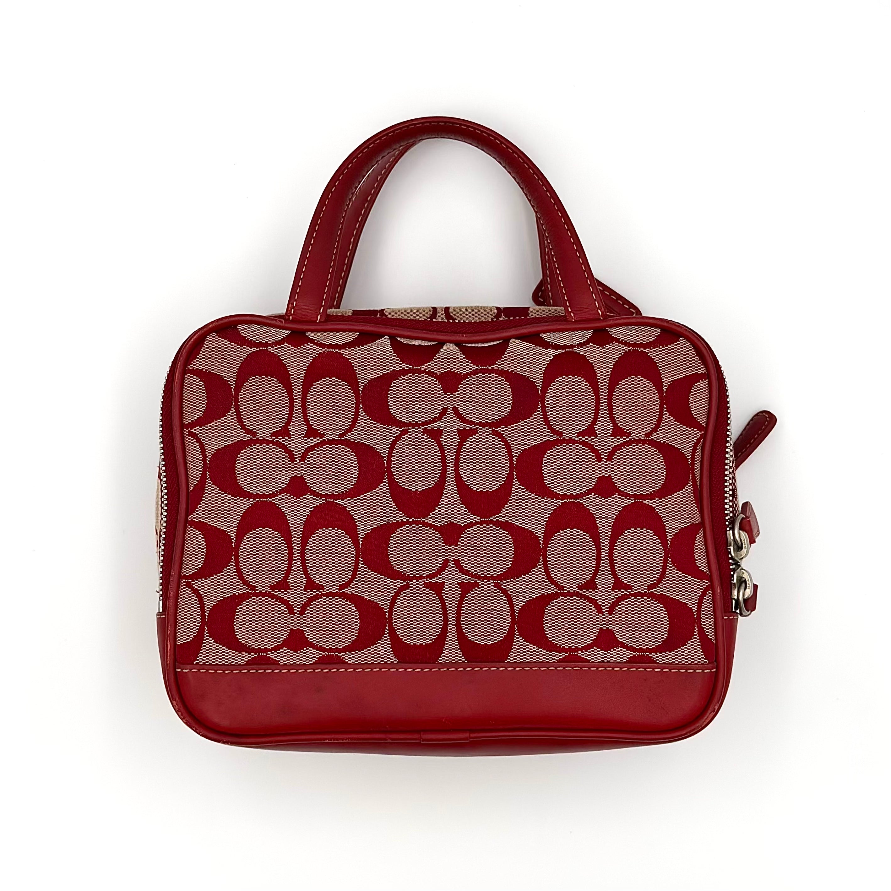Coach Y2K Signature Canvas Mini Bag Red