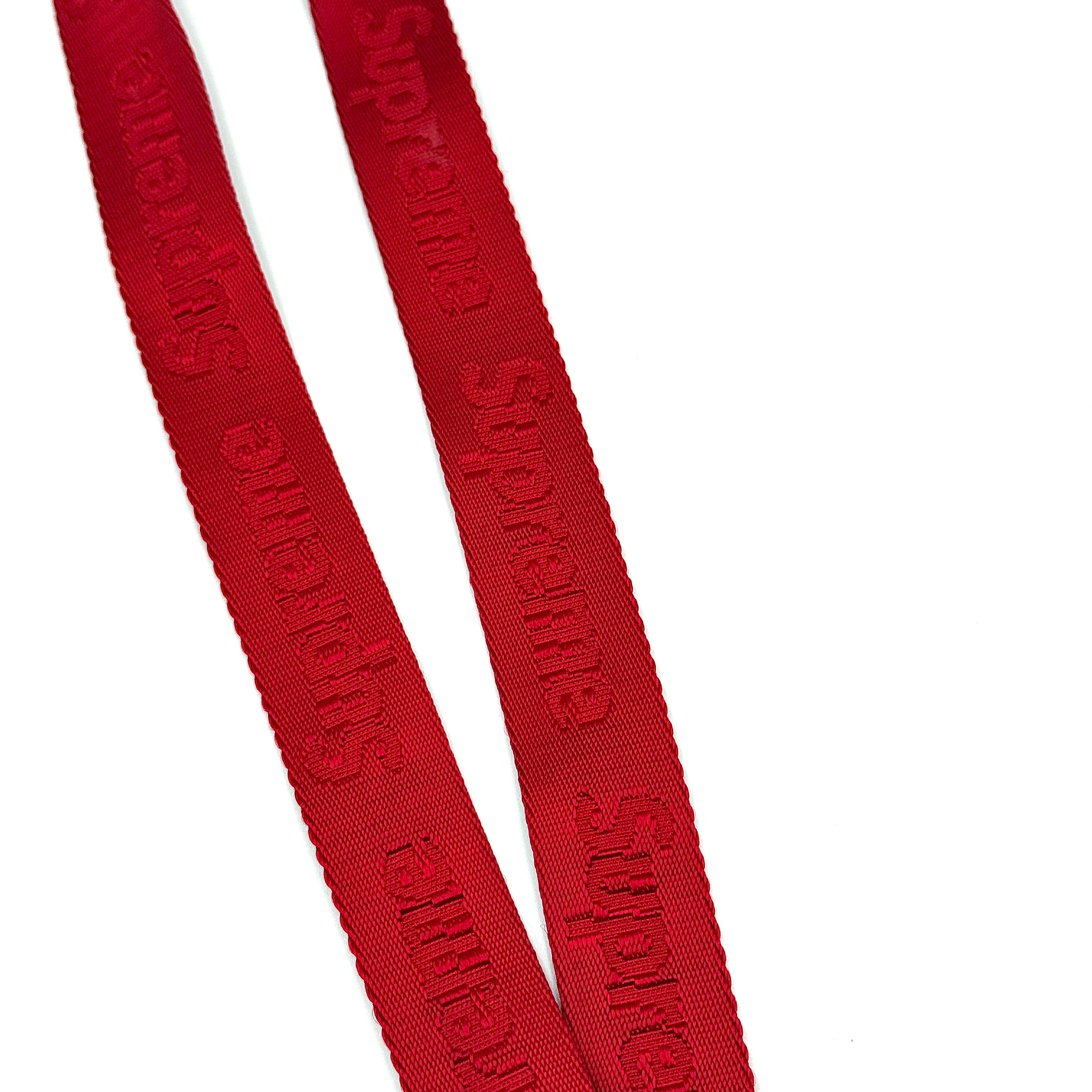 Supreme Nylon Lanyard Red