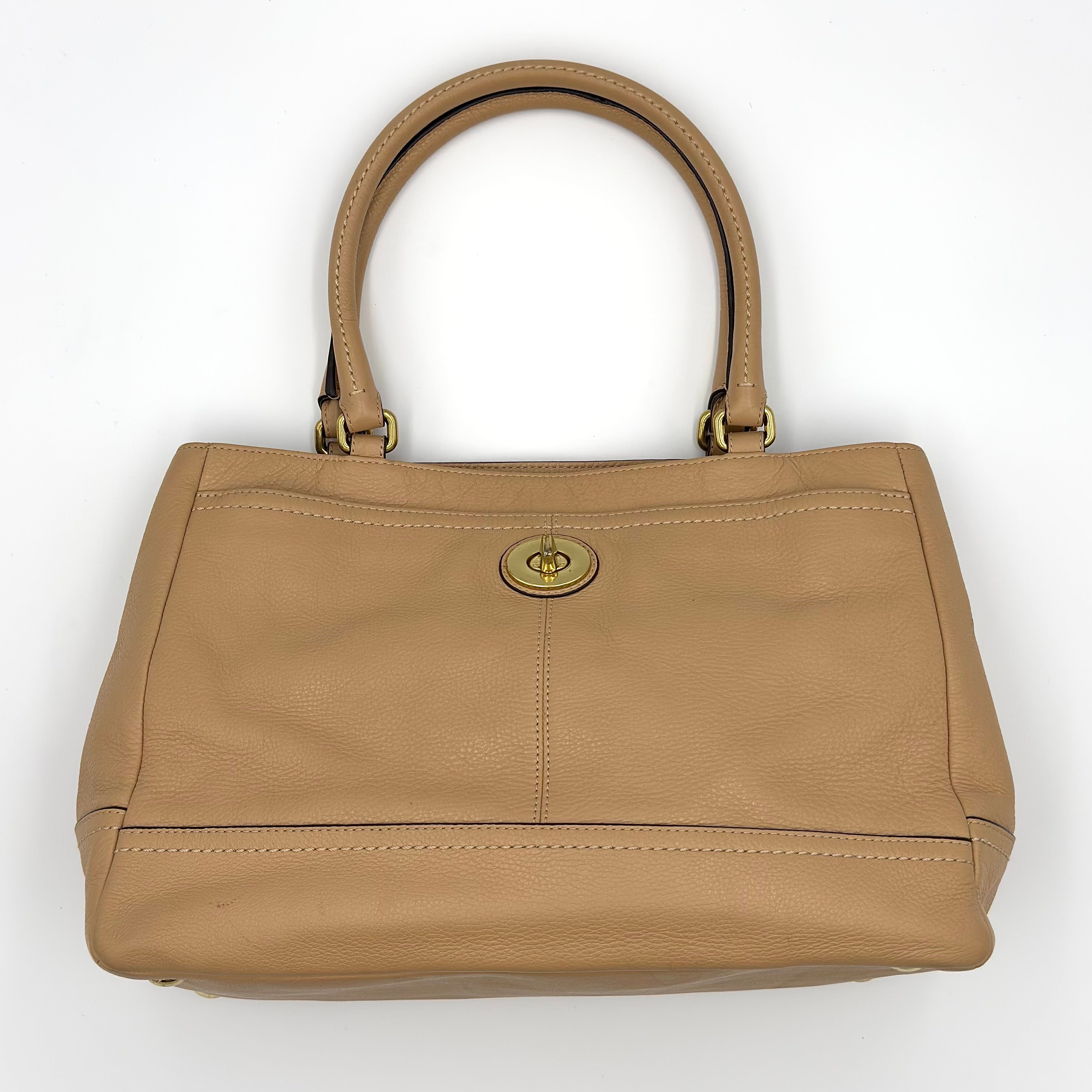 Coach Park Carryall Shoulder Bag Brown