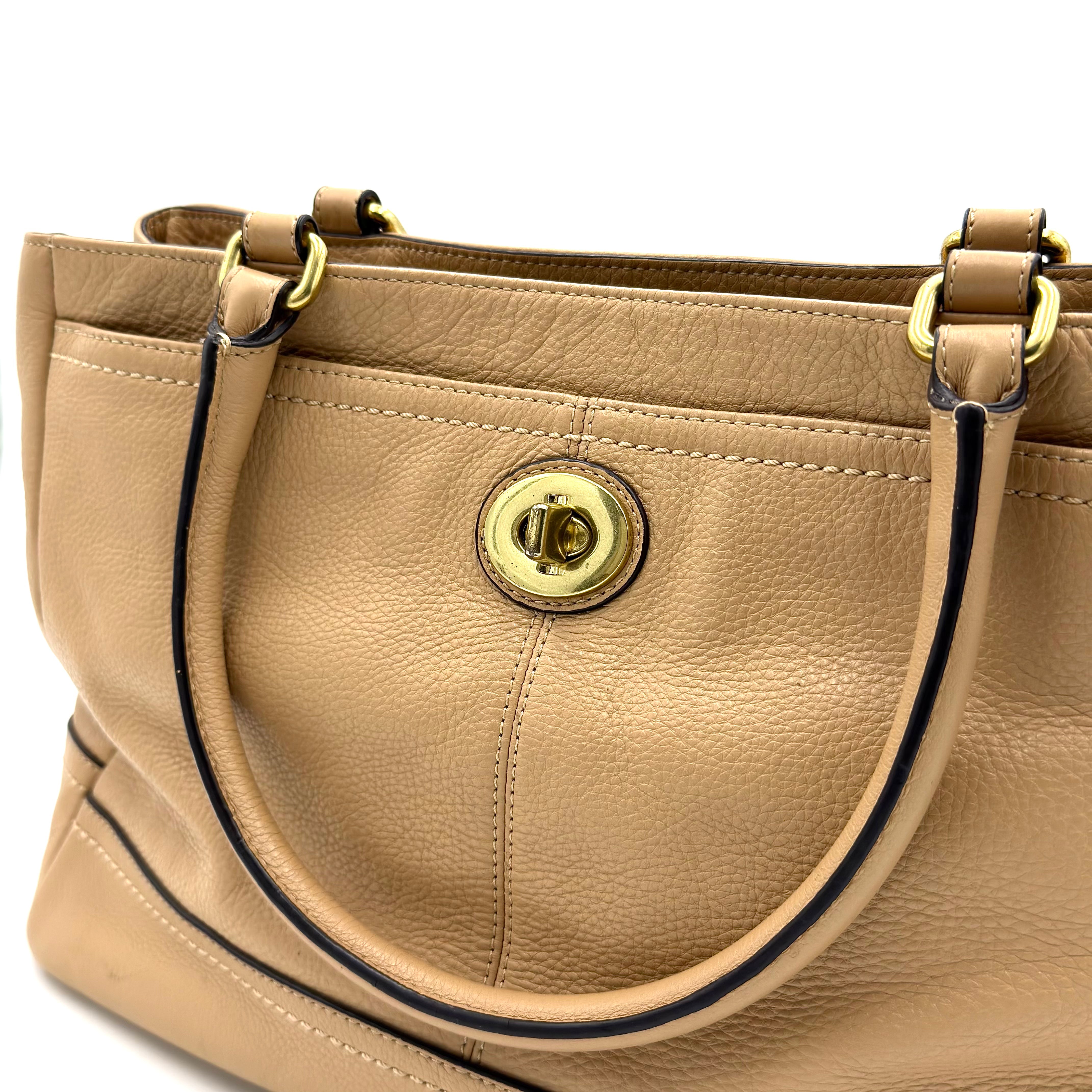 Coach Park Carryall Shoulder Bag Brown