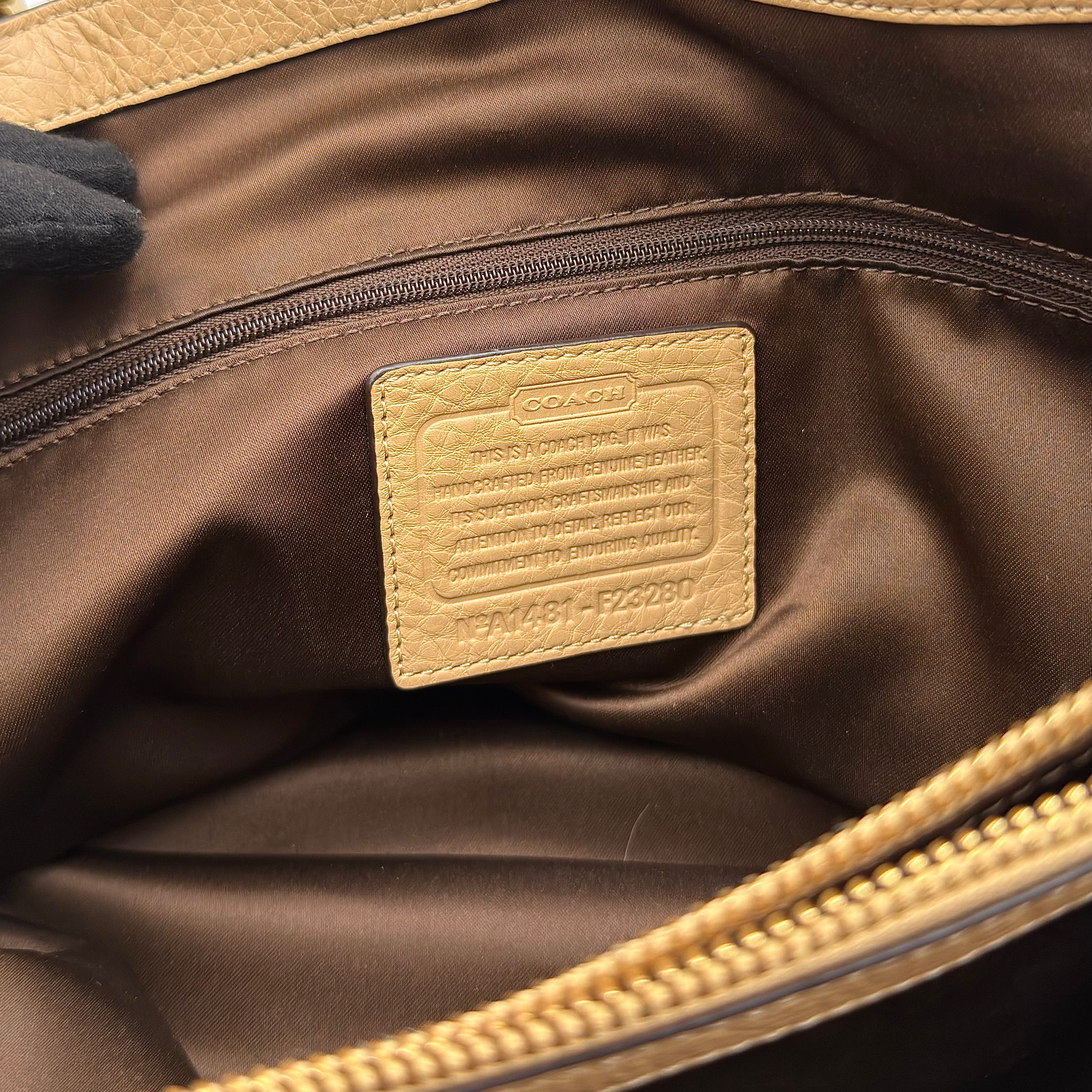 Coach Park Carryall Shoulder Bag Brown