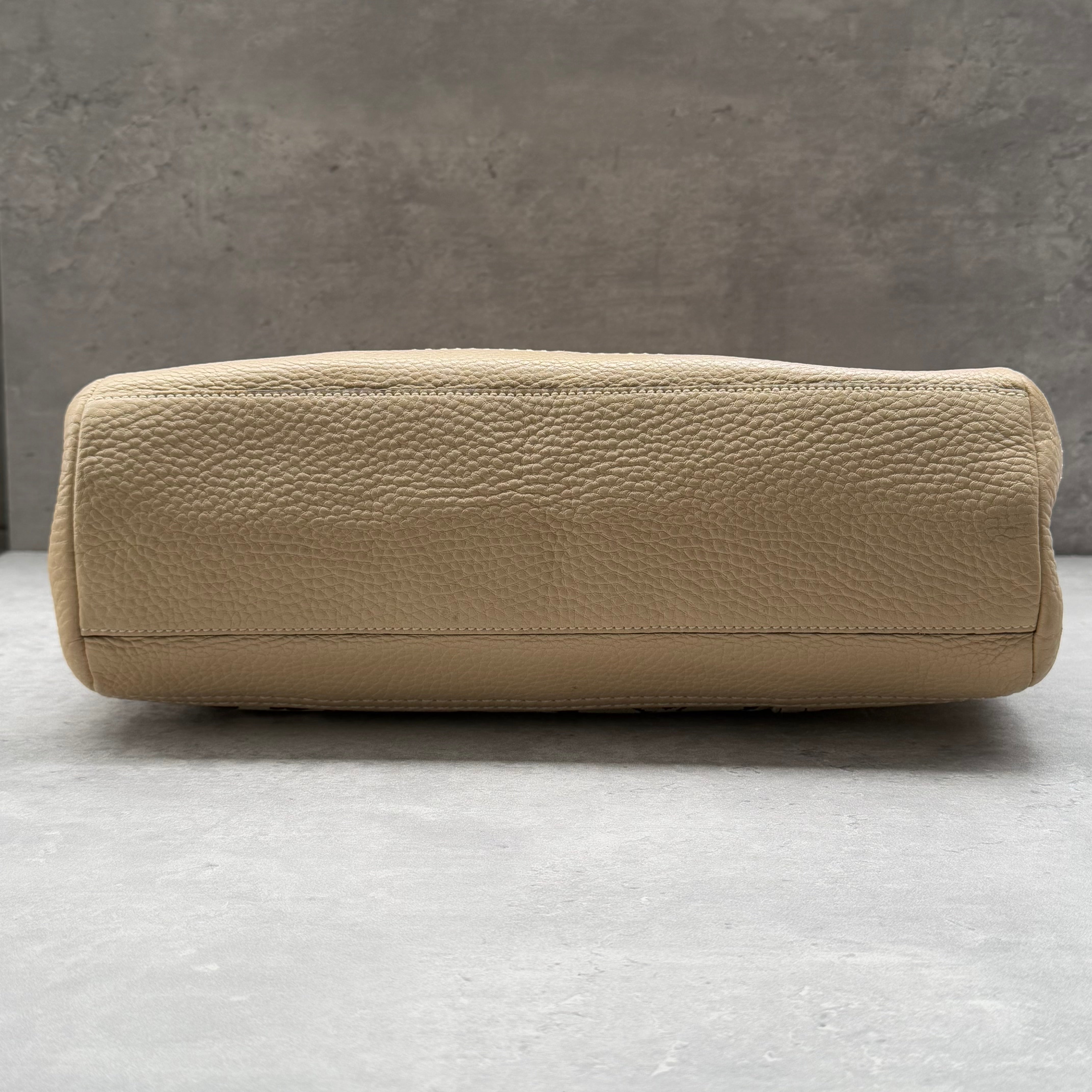 Coach Y2K Signature Soho Patchwork Turnlock Shoulder Bag Brown/Gold