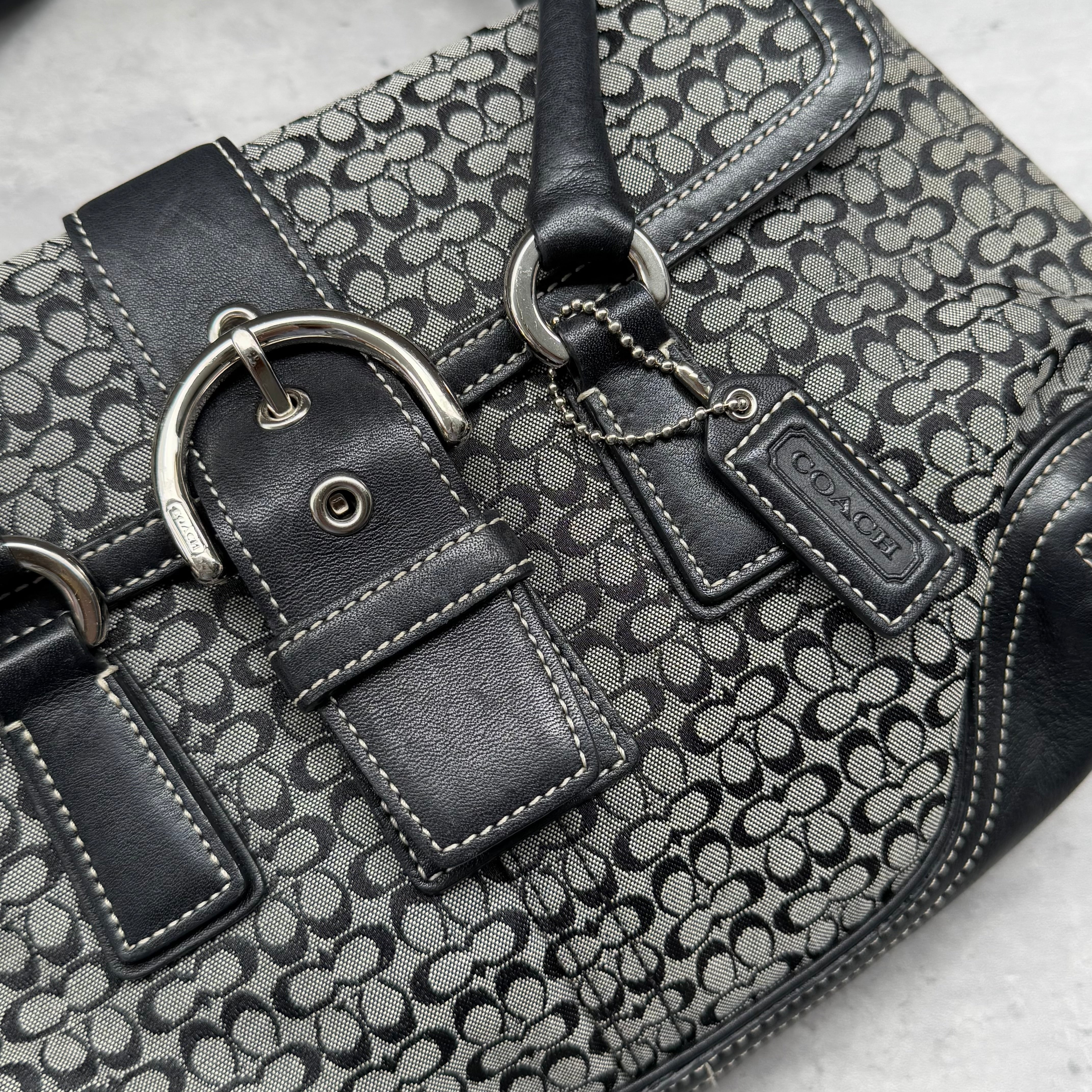 Coach Y2K Soho Shoulder Bag Grey/Black