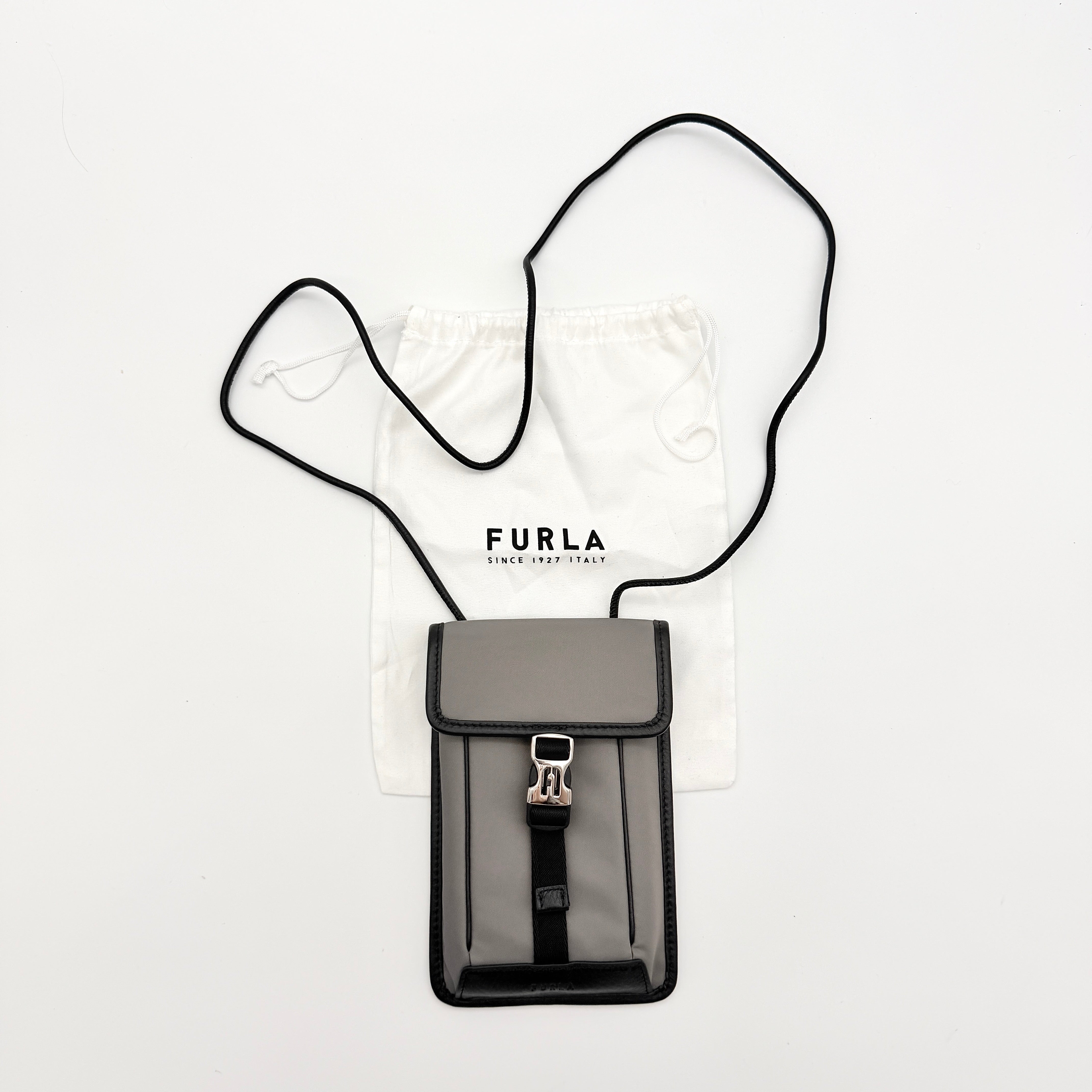 Furla Cosmo Phone Holder Grey